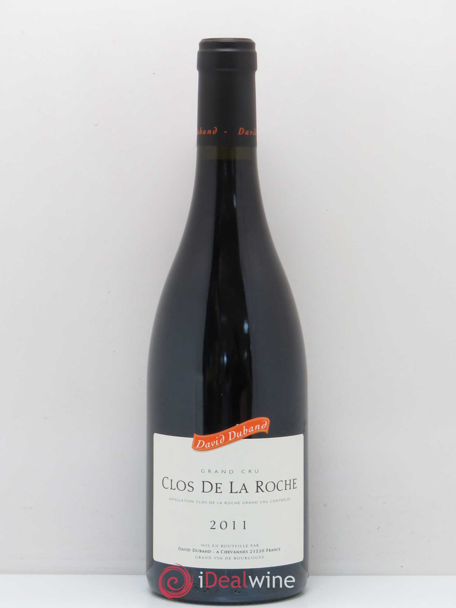 Clos de la Roche Grand Cru Domaine David Duband 2011 - Posten von 1 Flasche - 0