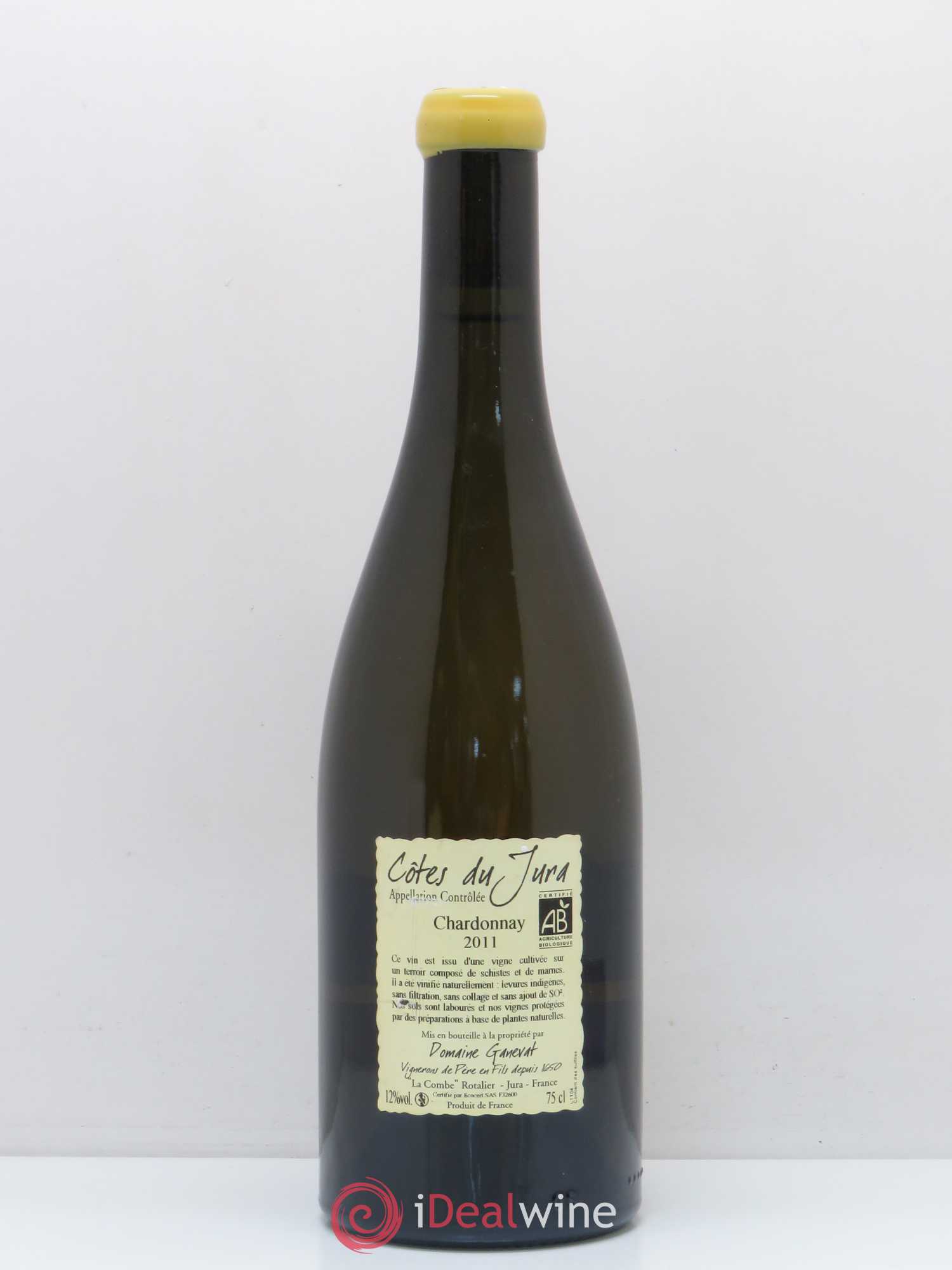 Côtes du Jura Grusse en Billat Jean-François Ganevat (Domaine) 2011 - Lot de 1 bouteille - 1