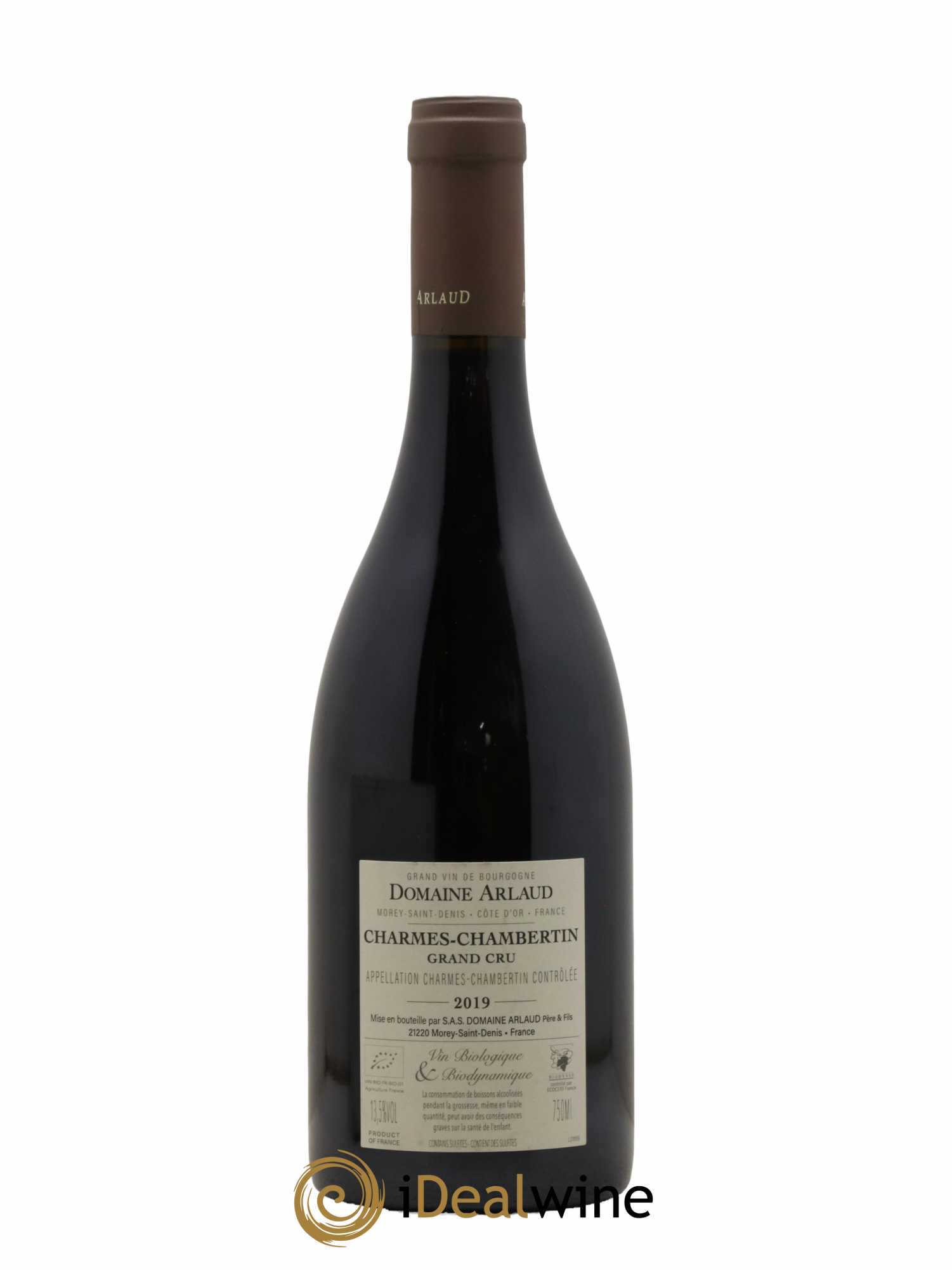 Charmes-Chambertin Grand Cru Arlaud 2019 - Lot de 1 bouteille - 1