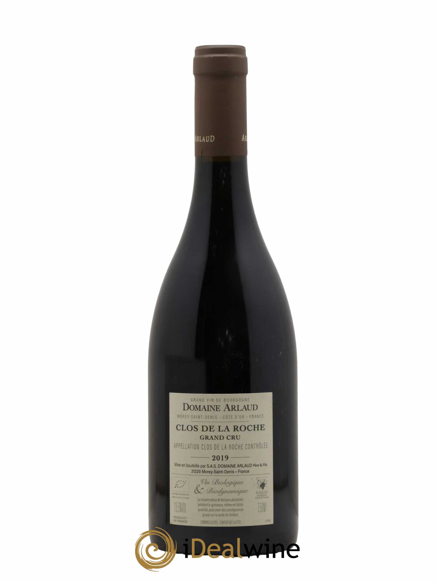 Clos de la Roche Grand Cru Arlaud 2019 - Lot de 1 bouteille - 1