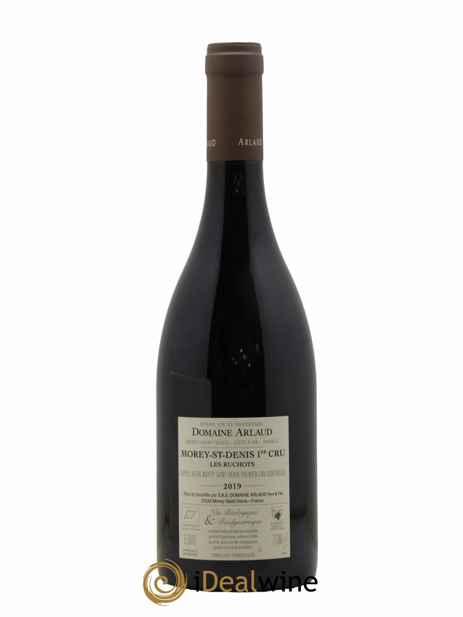 Morey-Saint-Denis 1er Cru Les Ruchots Arlaud 2019 - Lot de 1 bouteille - 1