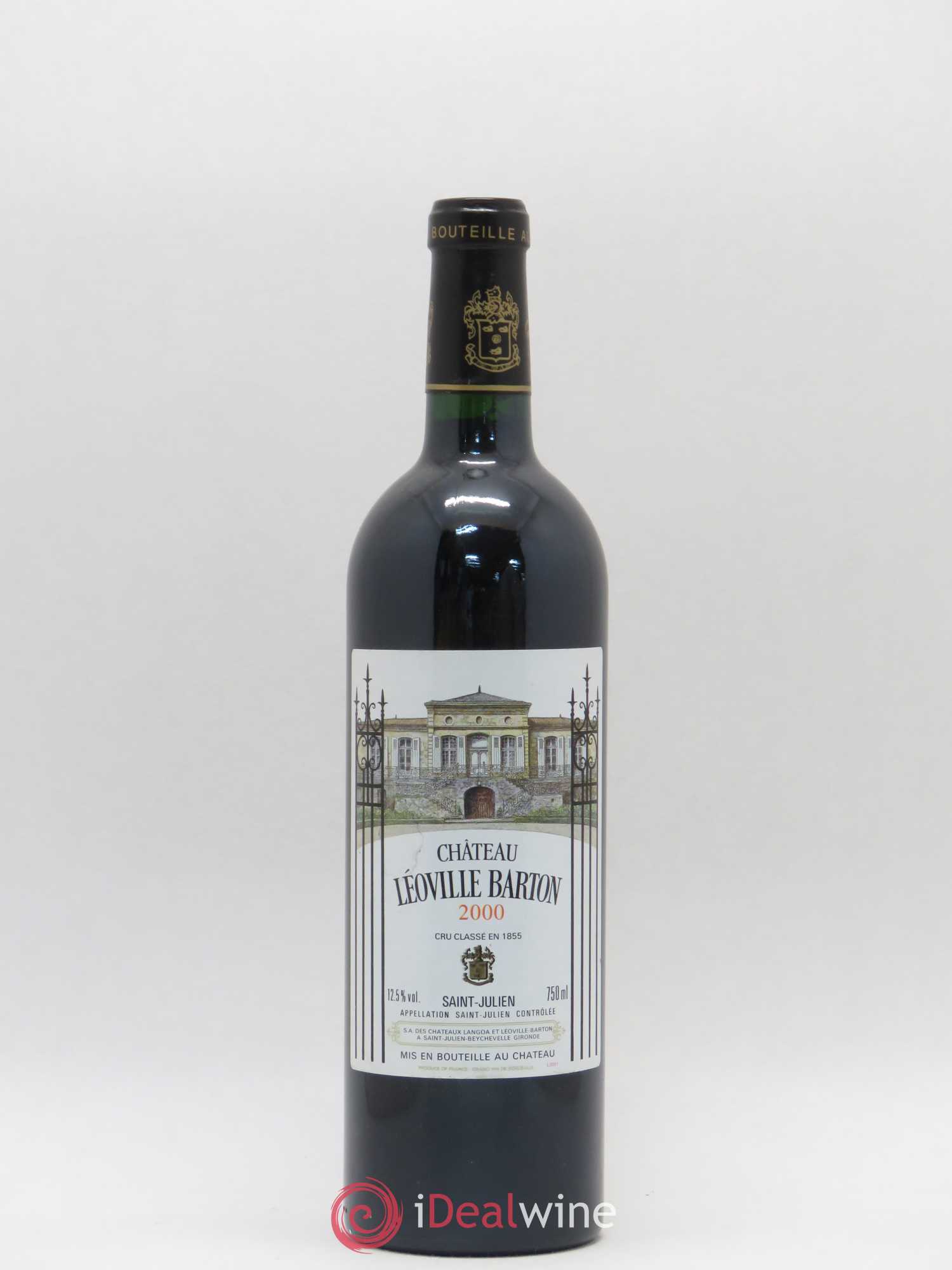 Château Léoville Barton 2ème Grand Cru Classé 2000 - Lot de 1 bouteille - 0