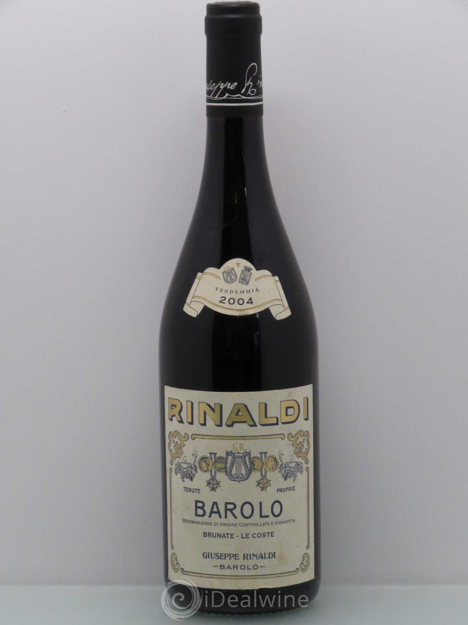 Barolo Brunate-Le Coste Giuseppe Rinaldi 2004 - Lot de 1 bouteille - 0