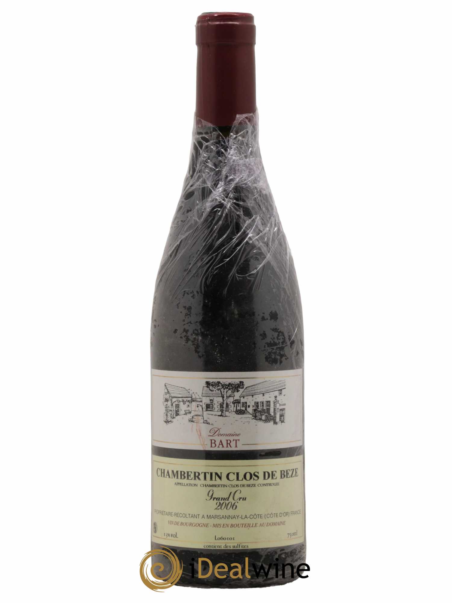 Chambertin Clos de Bèze Grand Cru Bart (Domaine) 2006 - Lot de 1 bouteille - 0