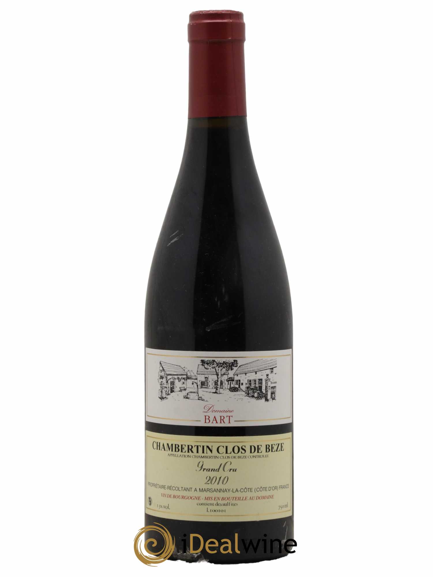 Chambertin Clos de Bèze Grand Cru Bart (Domaine) 2010 - Lot de 1 bouteille - 0