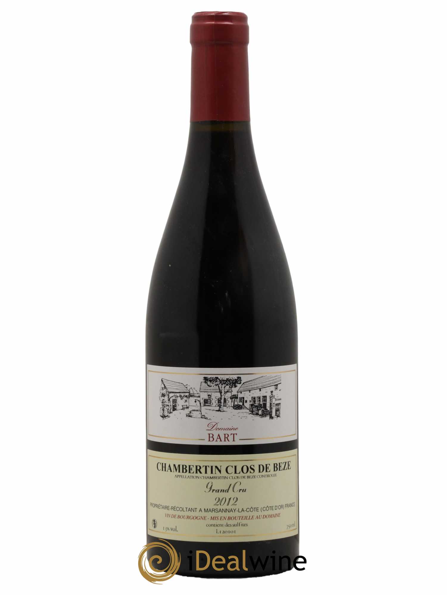 Chambertin Clos de Bèze Grand Cru Bart (Domaine) 2012 - Lot de 1 bouteille - 0
