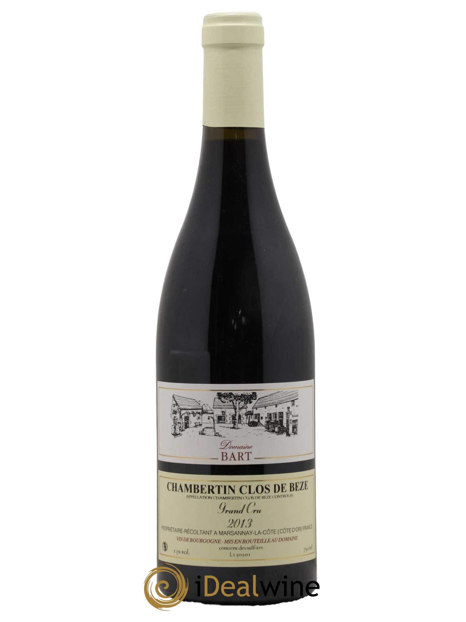 Chambertin Clos de Bèze Grand Cru Bart (Domaine) 2013 - Lot de 1 bouteille - 0