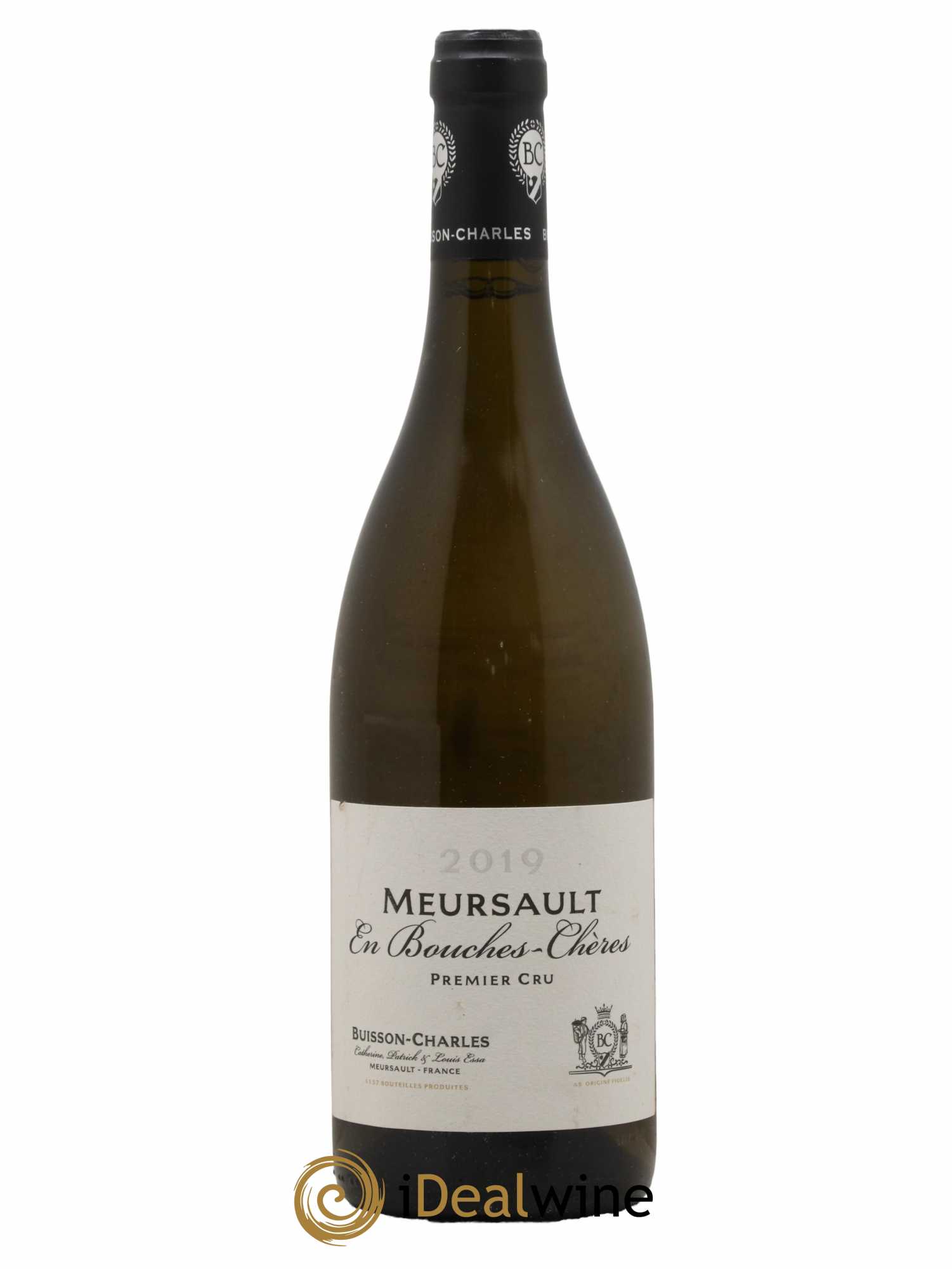 Meursault 1er Cru Bouches Chères Buisson-Charles (Domaine) 2019 - Lot de 1 bouteille - 0