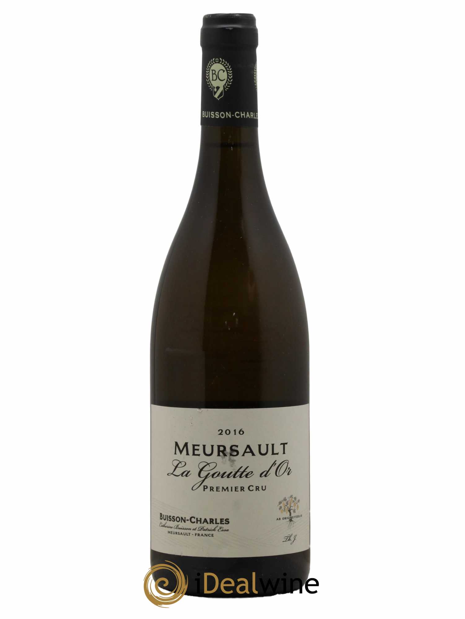 Meursault 1er Cru Goutte d'Or Buisson-Charles (Domaine) 2016 - Lot de 1 bouteille - 0