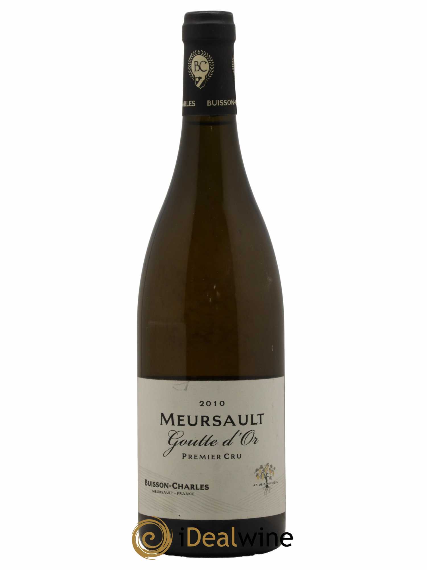 Meursault 1er Cru Goutte d'Or Buisson-Charles (Domaine) 2010 - Lot de 1 bouteille - 0