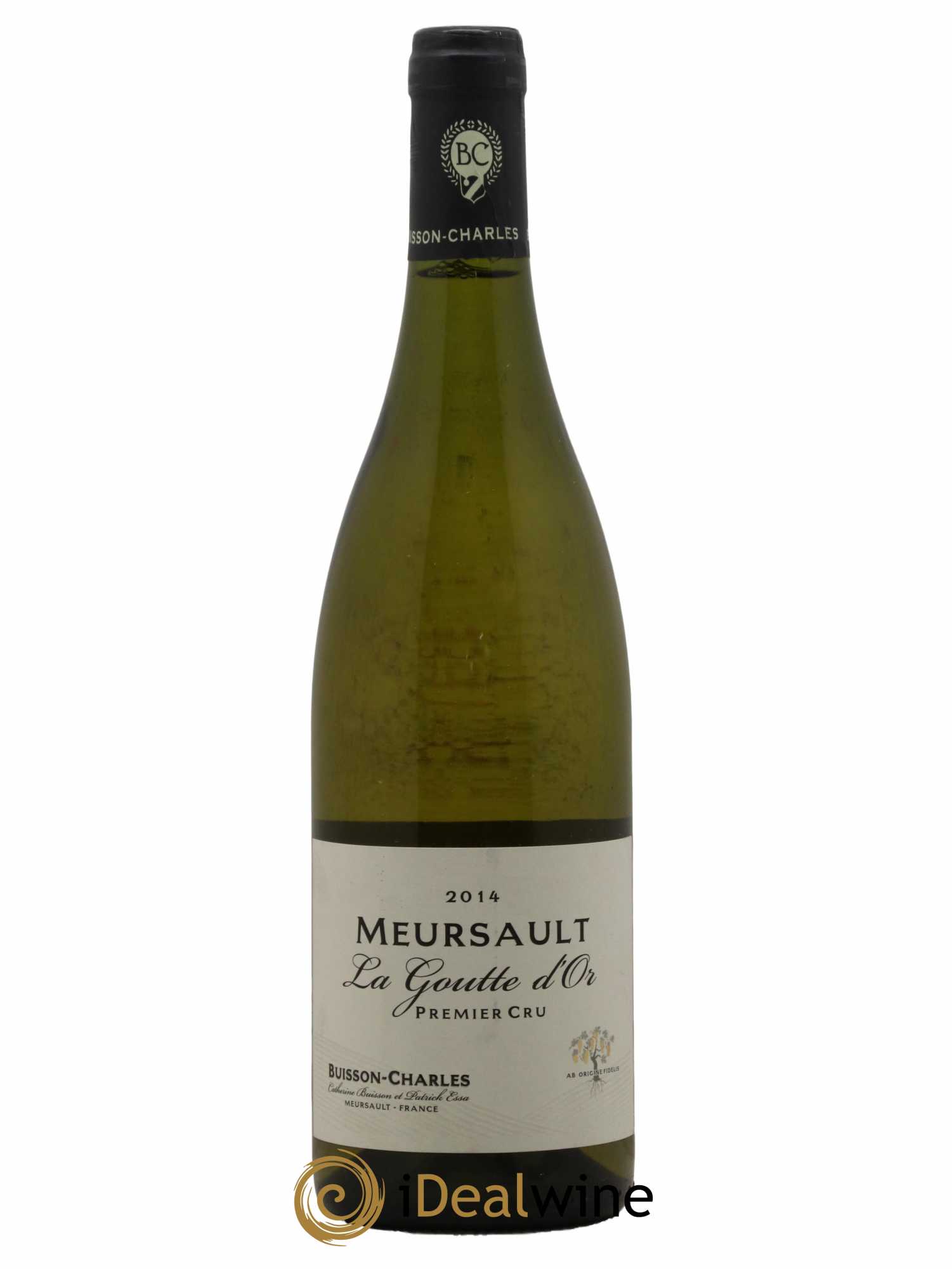 Meursault 1er Cru Goutte d'Or Buisson-Charles (Domaine) 2014 - Lot de 1 bouteille - 0