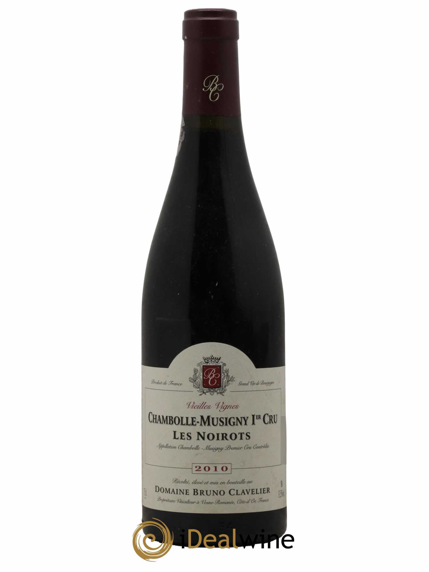Chambolle-Musigny 1er Cru Les Noirots Vieilles Vignes Bruno Clavelier 2010 - Lot de 1 bouteille - 0