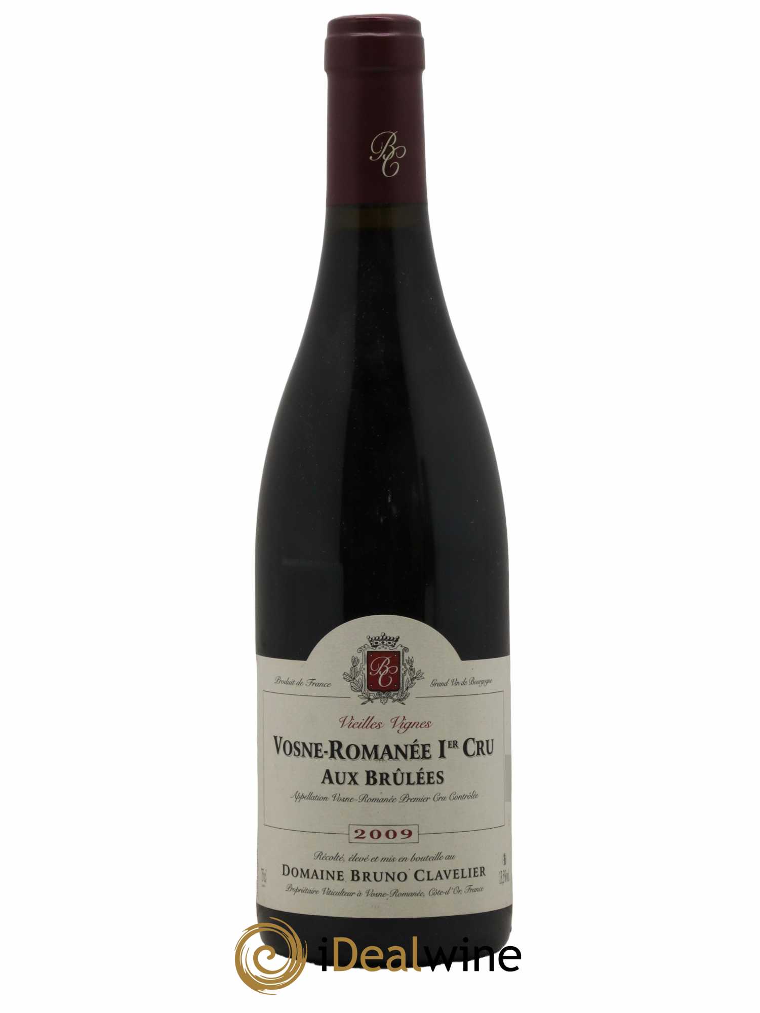 Vosne-Romanée 1er Cru Aux Brulées Vieilles Vignes Bruno Clavelier 2009 - Lot de 1 bouteille - 0
