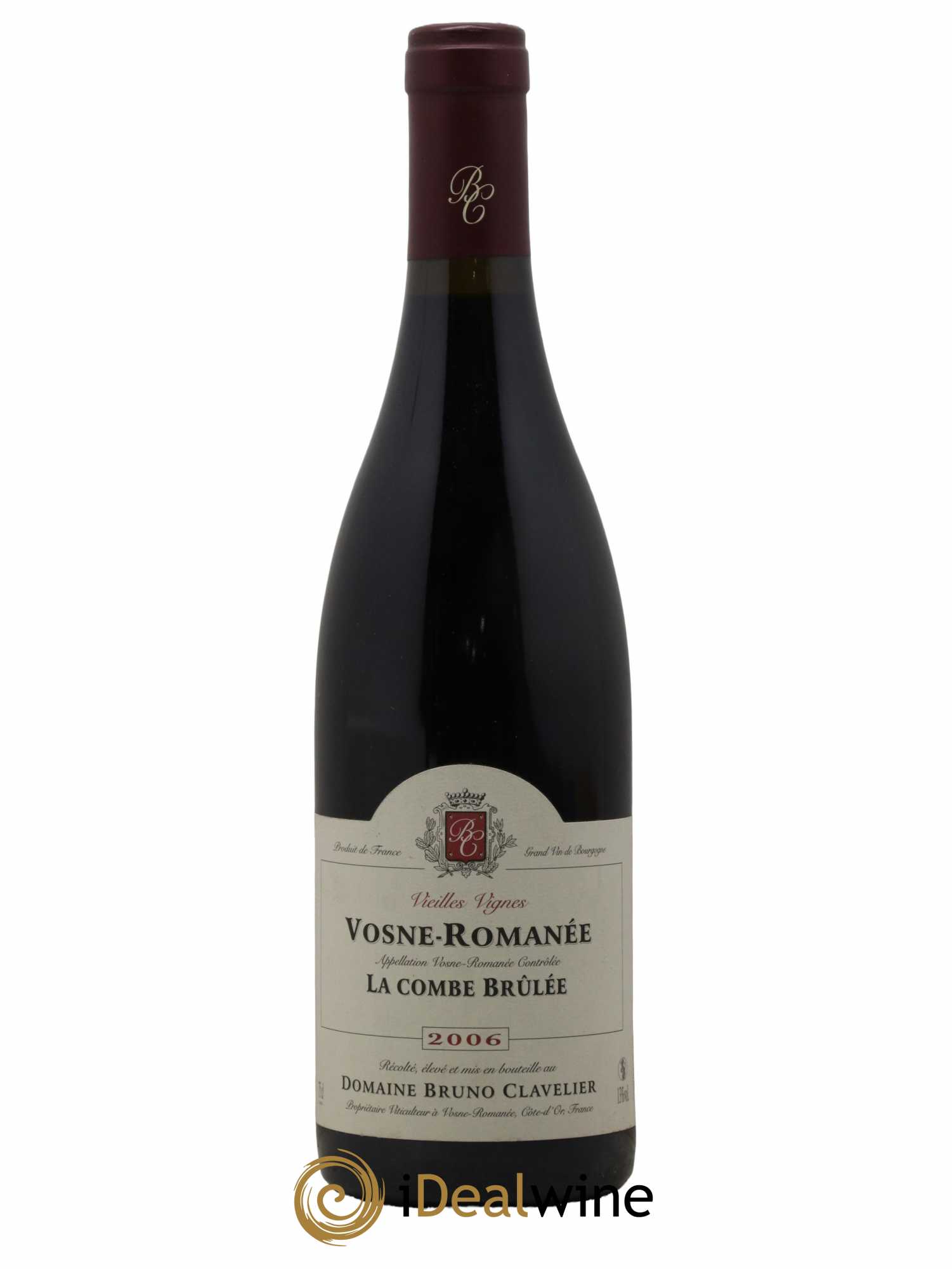 Vosne-Romanée Vieilles vignes La Combe Brûlée Bruno Clavelier 2006 - Lot de 1 bouteille - 0