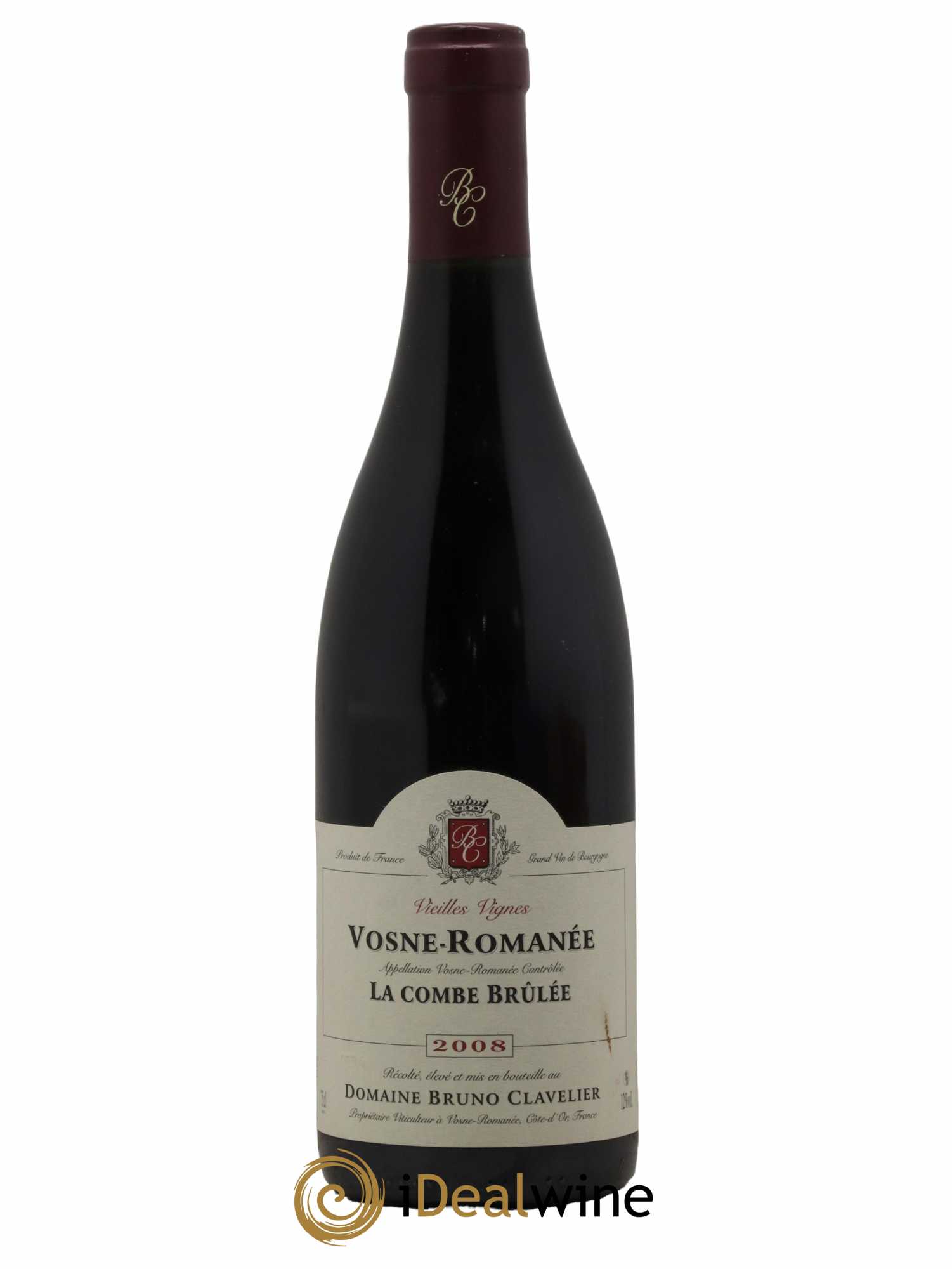 Vosne-Romanée Vieilles vignes La Combe Brûlée Bruno Clavelier 2008 - Lot de 1 bouteille - 0