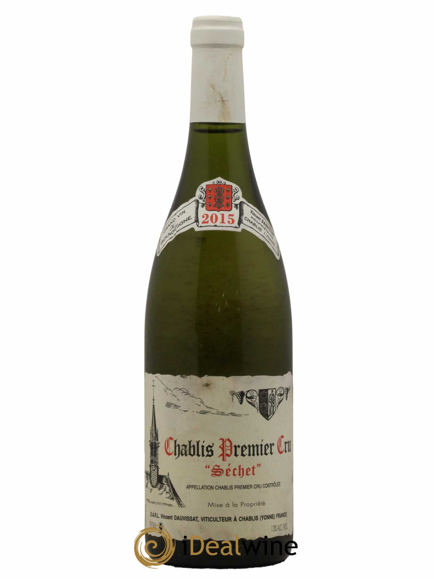 Chablis 1er Cru Séchet Vincent Dauvissat (Domaine) 2015 - Lot de 1 bouteille - 0
