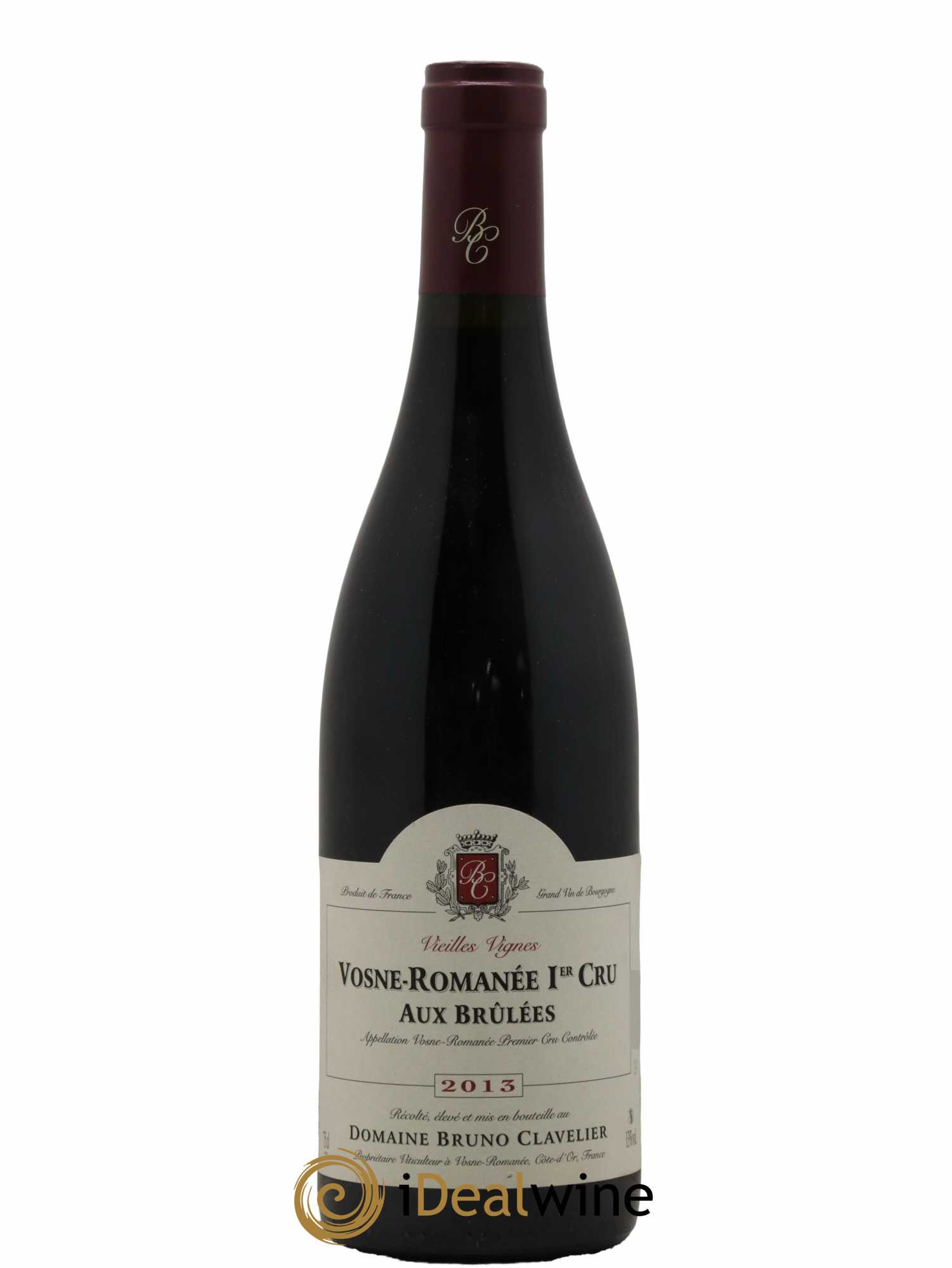 Vosne-Romanée 1er Cru Aux Brulées Vieilles Vignes Bruno Clavelier 2013 - Lot de 1 bouteille - 0