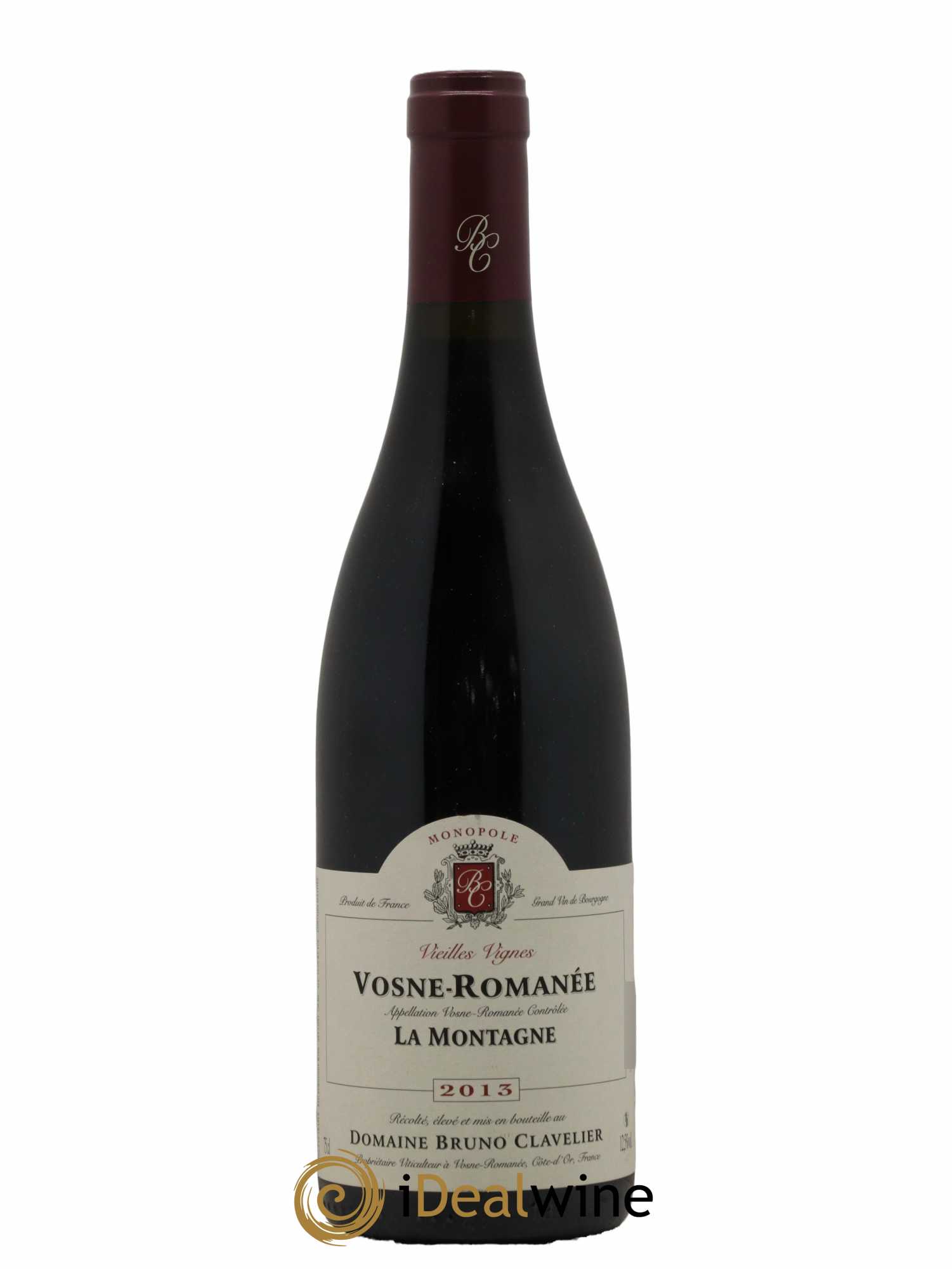 Vosne-Romanée Vieilles Vignes La Montagne Bruno Clavelier 2013 - Lot de 1 bouteille - 0