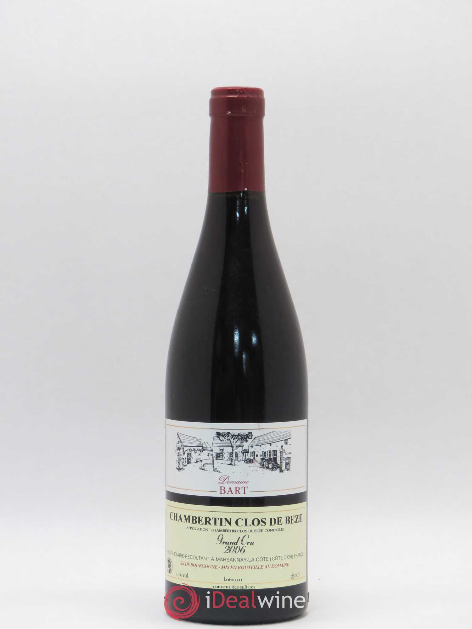 Chambertin Grand Cru Clos de Bèze Domaine Bart 2006 - Posten von 1 Flasche - 0
