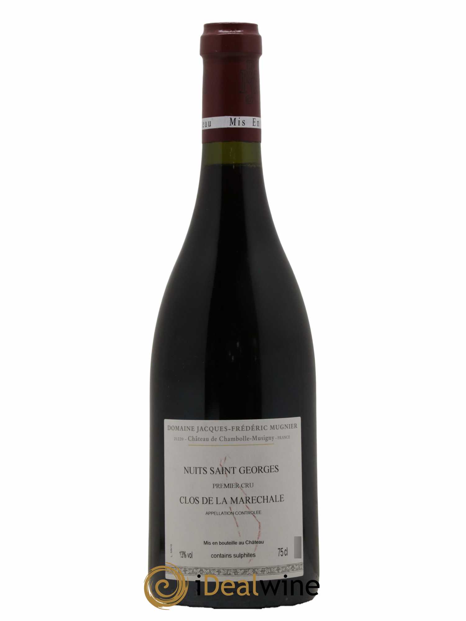 Nuits-Saint-Georges 1er Cru Clos de La Maréchale Jacques-Frédéric Mugnier 2010 - Lot de 1 bouteille - 1