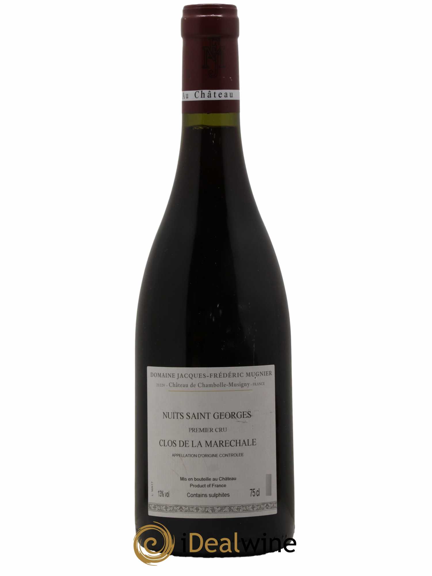 Nuits-Saint-Georges 1er Cru Clos de La Maréchale Jacques-Frédéric Mugnier 2017 - Lot de 1 bouteille - 1