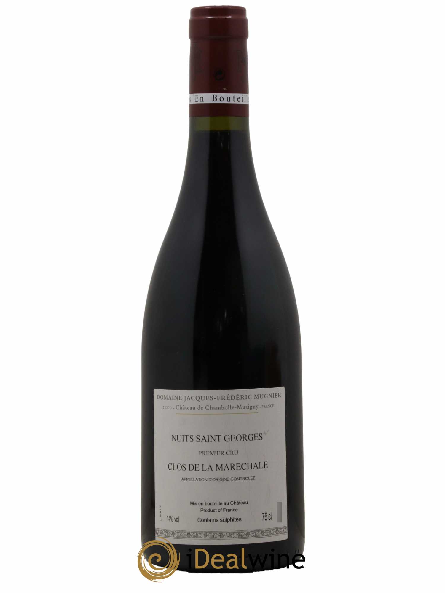 Nuits-Saint-Georges 1er Cru Clos de La Maréchale Jacques-Frédéric Mugnier 2018 - Lot de 1 bouteille - 1