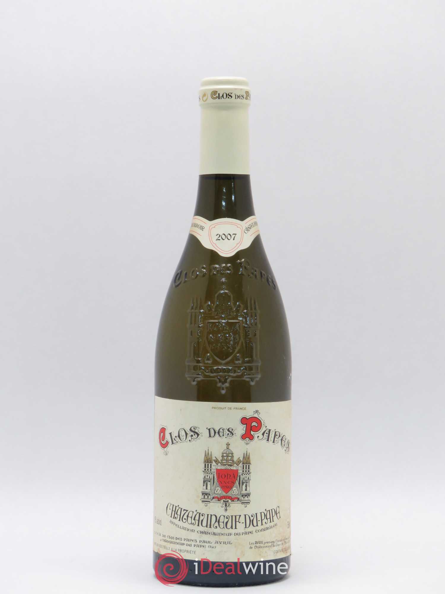 Châteauneuf-du-Pape Clos des Papes - Paul Avril 2007 - Lot de 1 bouteille - 0