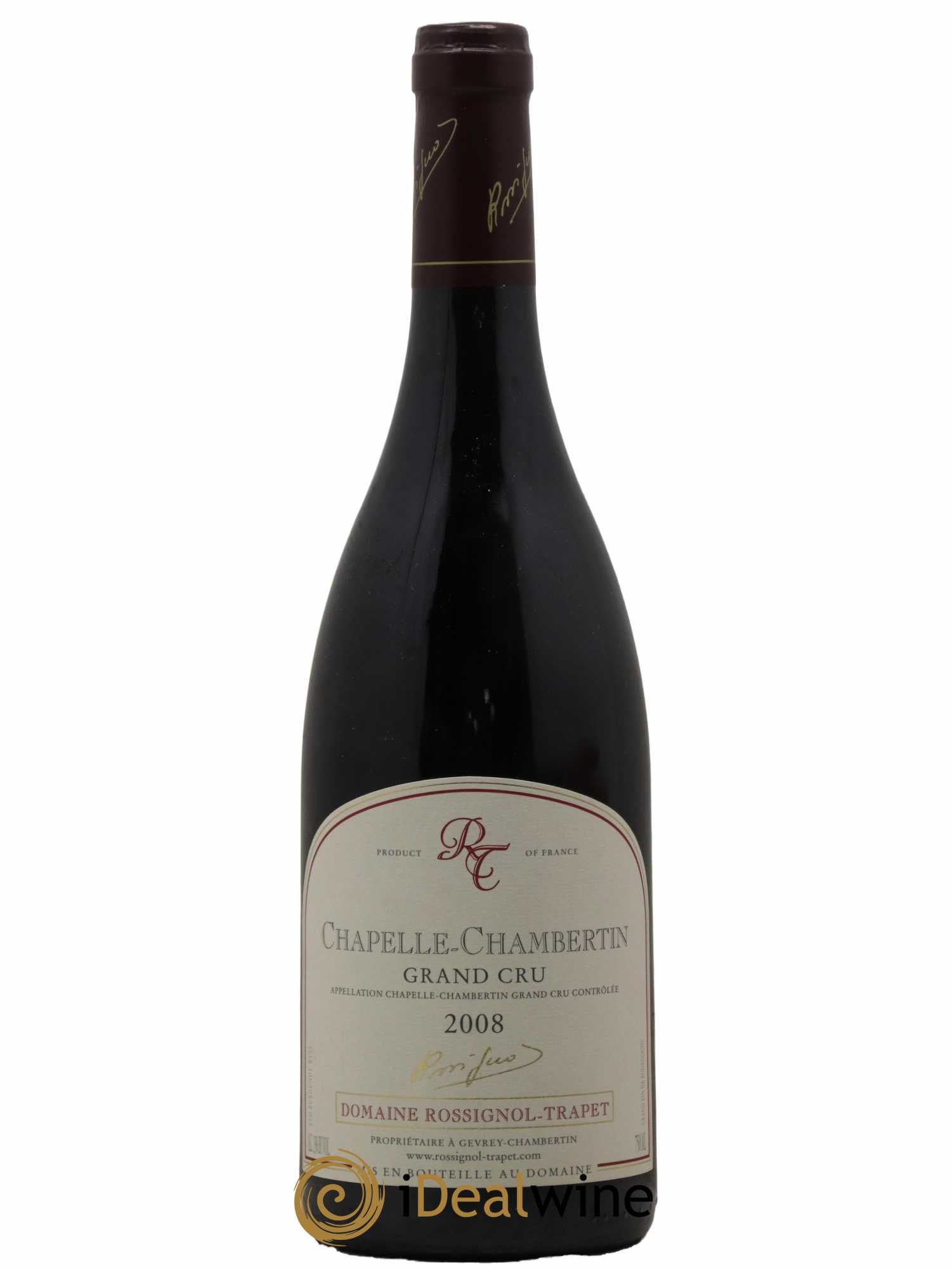 Chapelle-Chambertin Grand Cru Rossignol-Trapet (Domaine) 2008 - Lot de 1 bouteille - 0