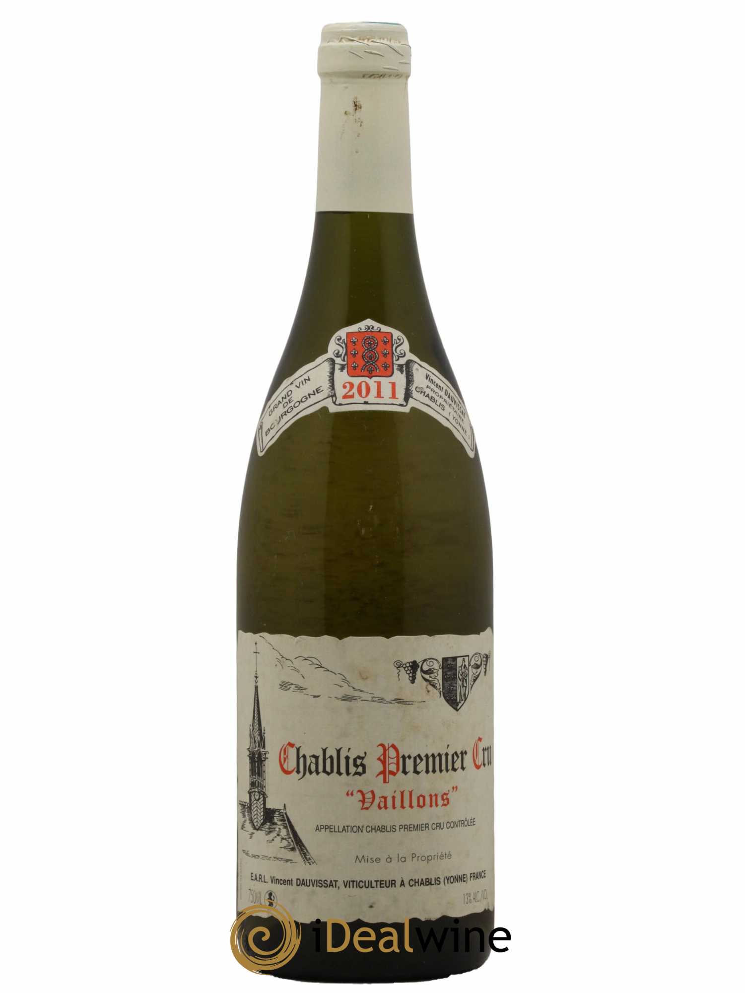 Chablis 1er Cru Vaillons Vincent Dauvissat (Domaine) 2011 - Lot de 1 bouteille - 0