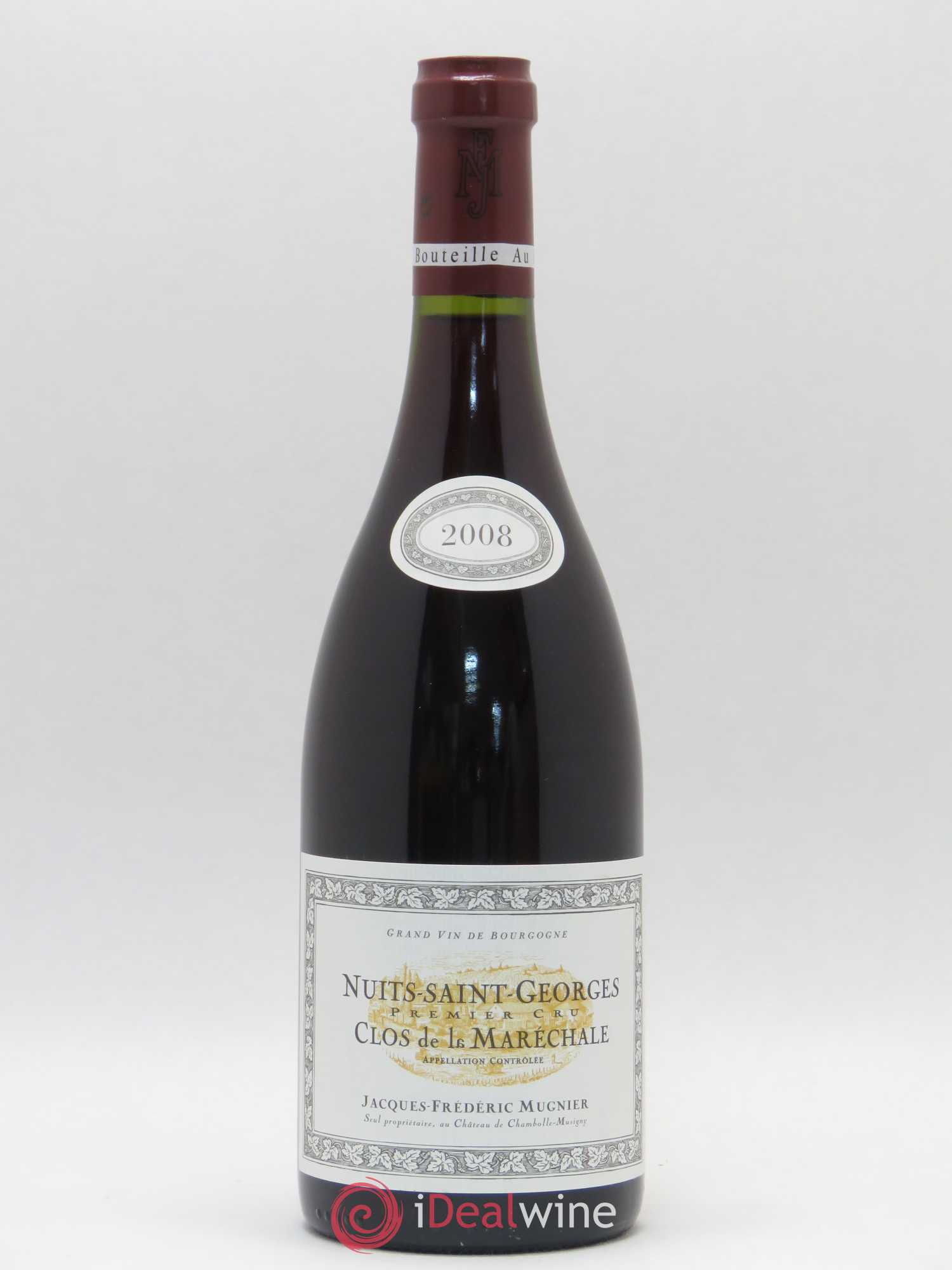Nuits-Saint-Georges 1er Cru Clos de La Maréchale Jacques-Frédéric Mugnier 2008 - Lot de 1 bouteille - 0
