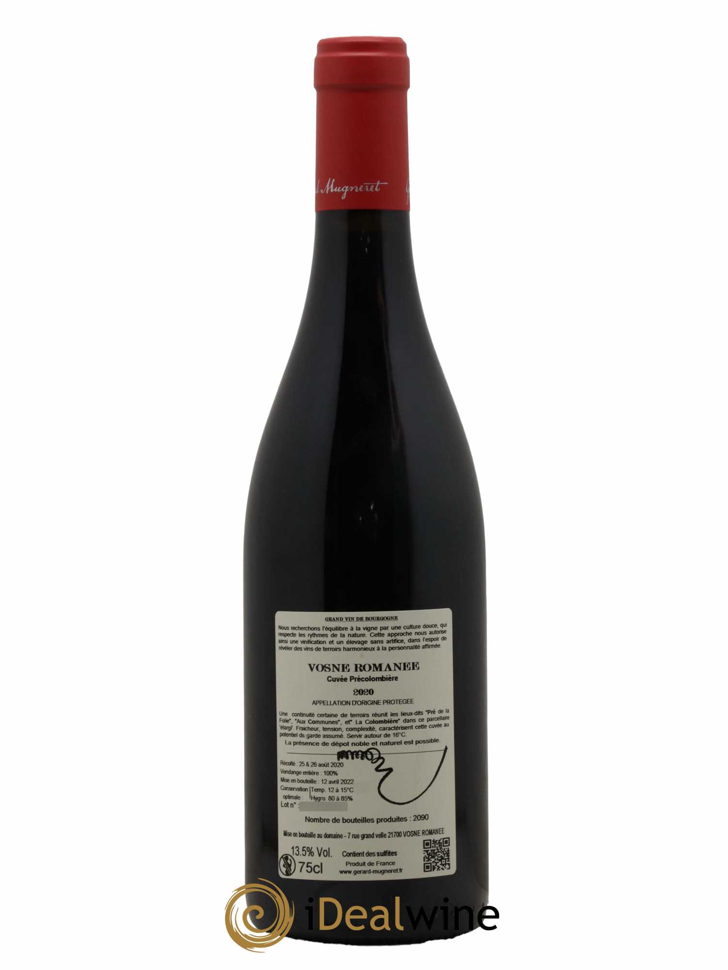Vosne-Romanée Précolombière Gérard Mugneret 2020 - Lotto di 1 bottiglia - 1