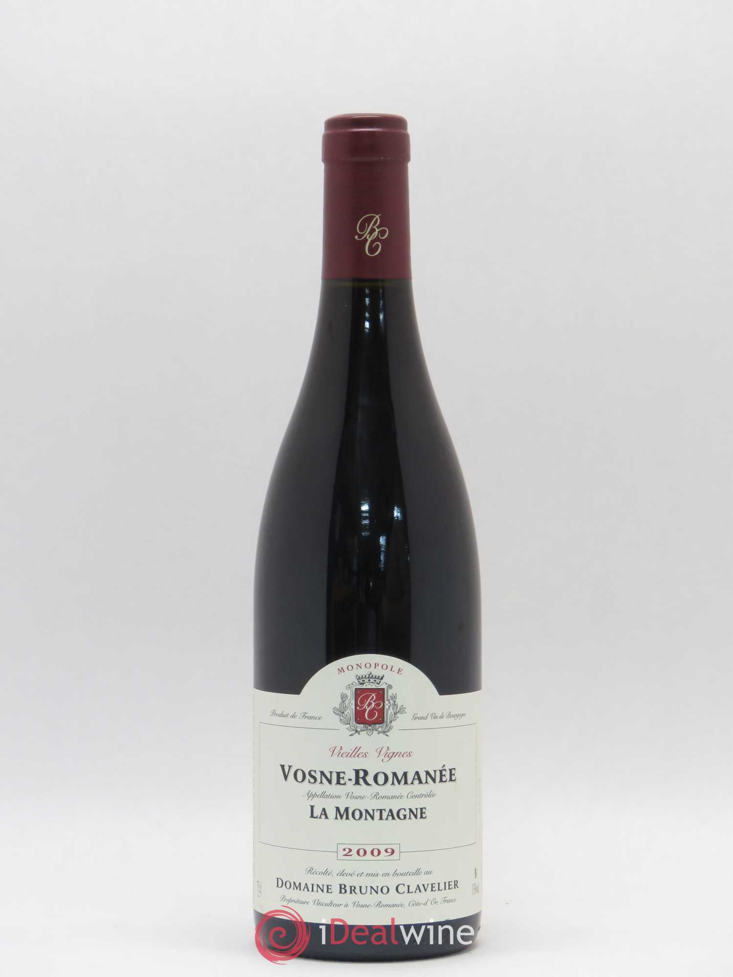 Vosne-Romanée La Montagne Vieilles Vignes Bruno Clavelier 2009 - Posten von 1 Flasche - 0