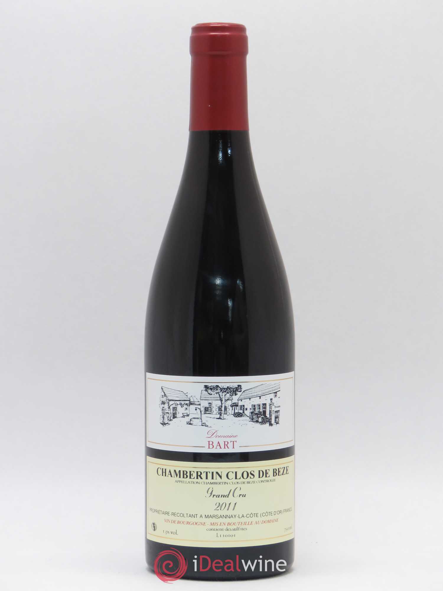 Chambertin Grand Cru Clos de Bèze Domaine Bart 2011 - Posten von 1 Flasche - 0