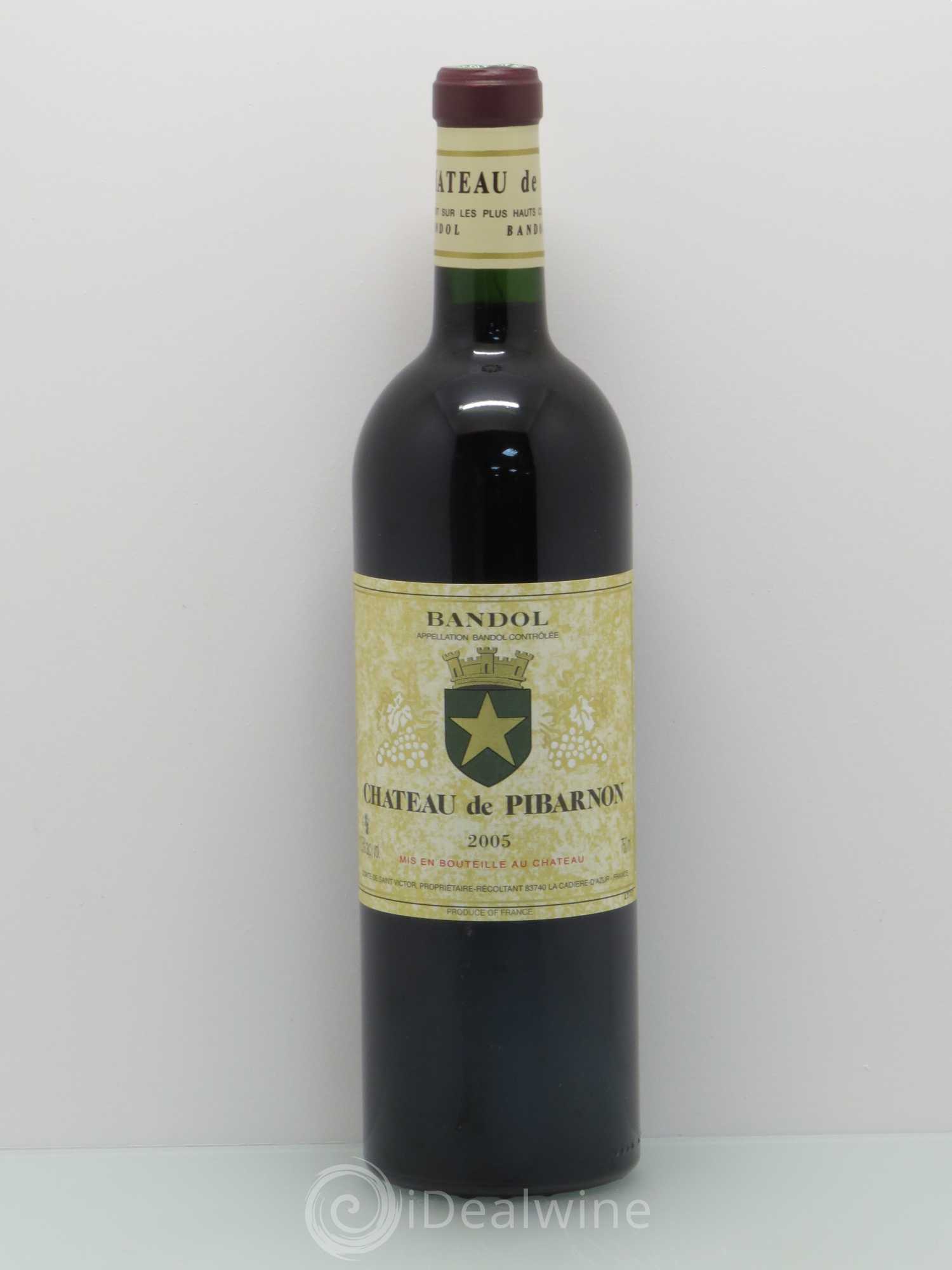 Bandol Château de Pibarnon Comte de Saint-Victor 2005 - Lot de 1 bouteille - 0