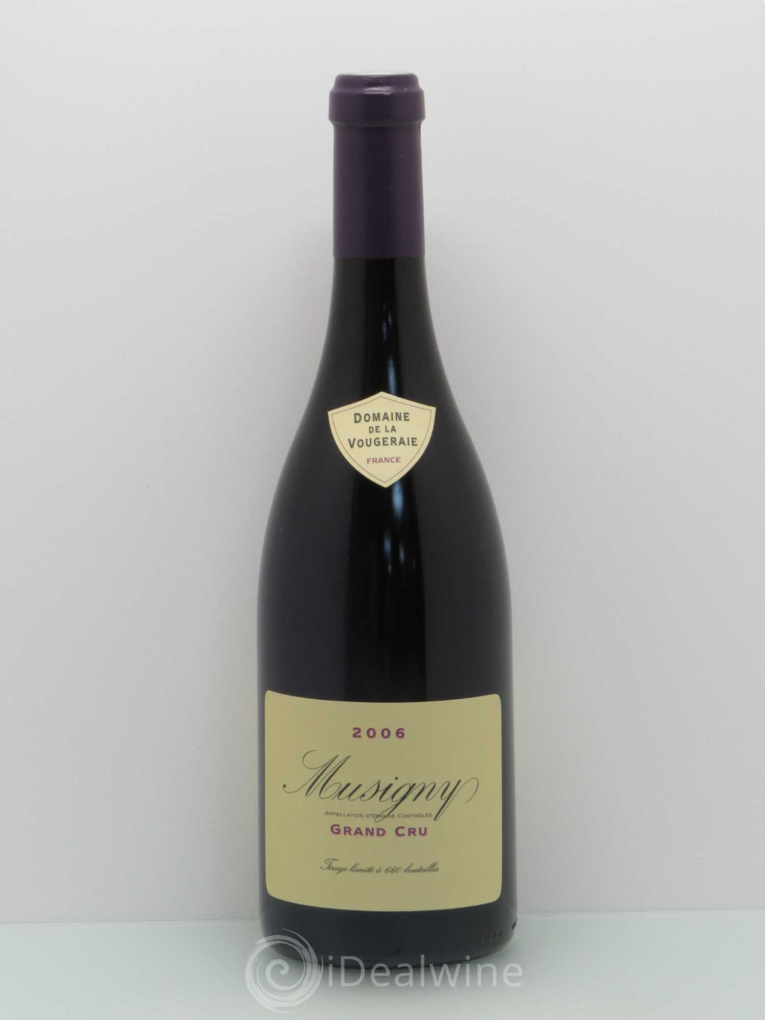 Musigny Grand Cru La Vougeraie 2006 - Lot de 1 bouteille - 0