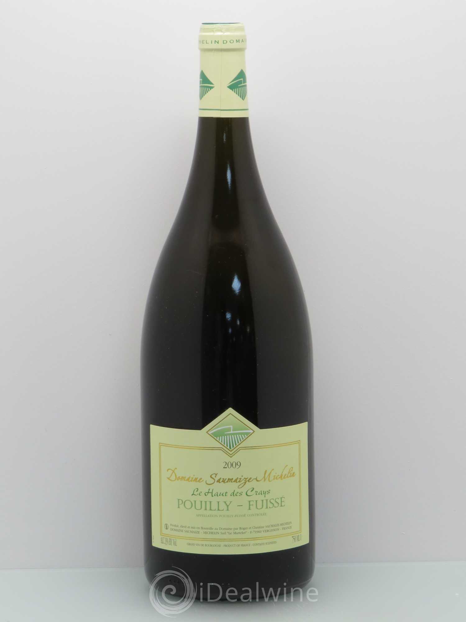 Pouilly-Fuissé Haut des crays Saumaize-Michelin 2009 - Posten von 1 Magnum - 0