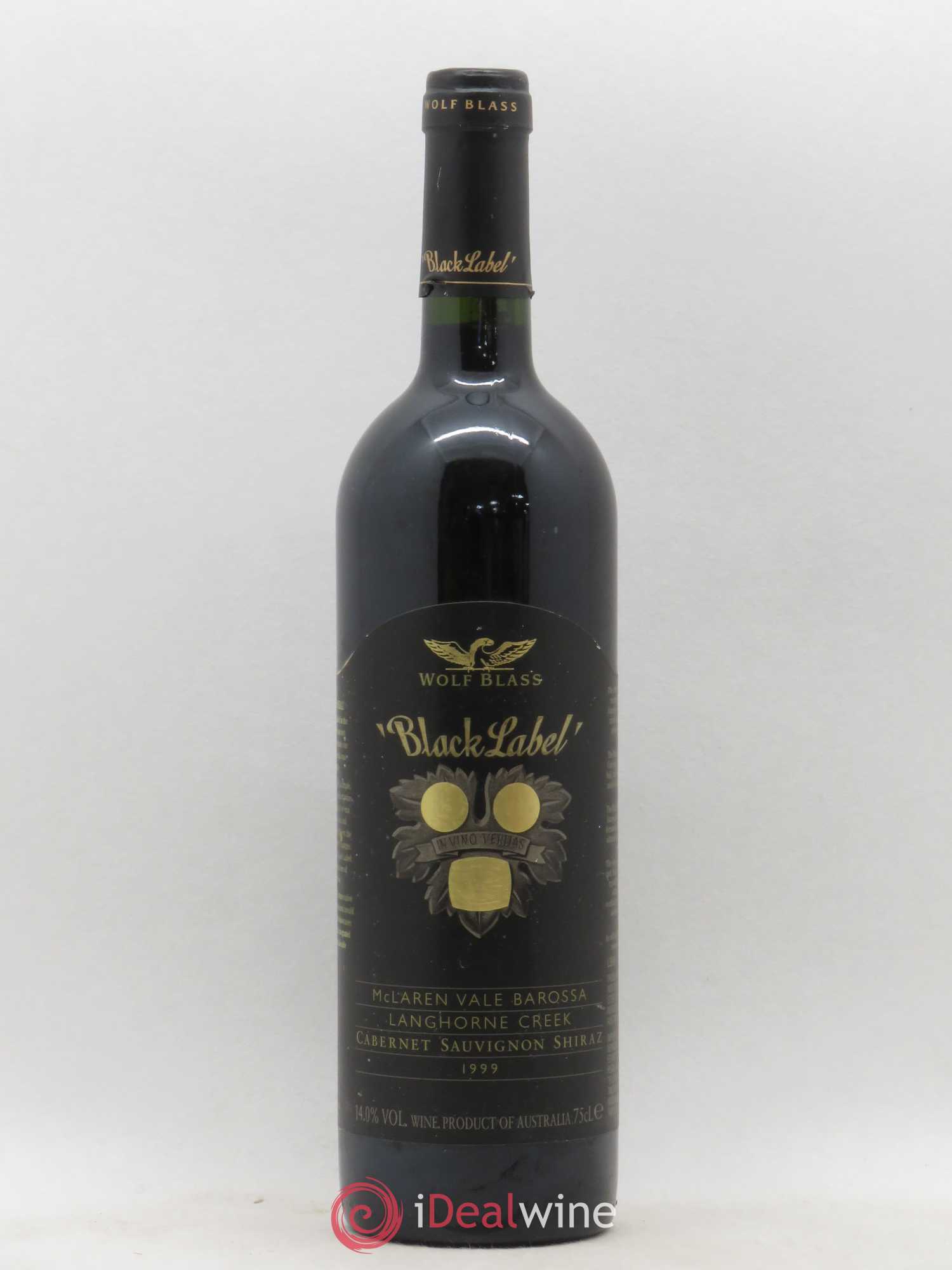 Australie Wolf Blass Black Label 1999 - Posten von 1 Flasche - 0