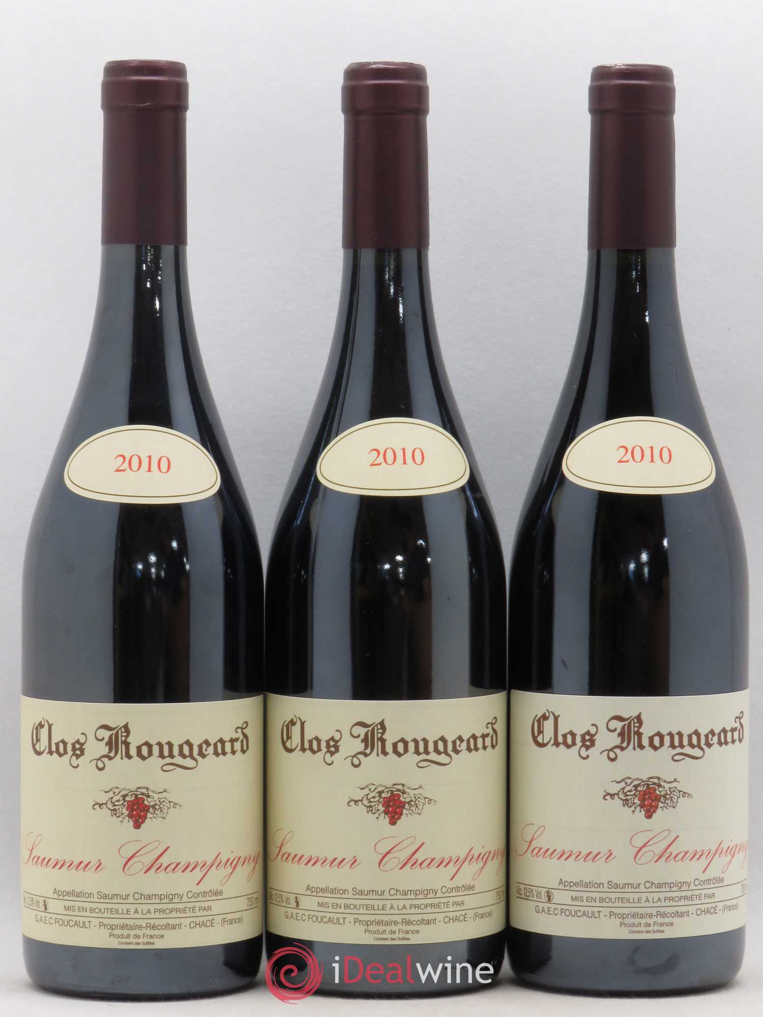 Saumur-Champigny Clos Rougeard 2010 - Lot de 3 bouteilles - 0