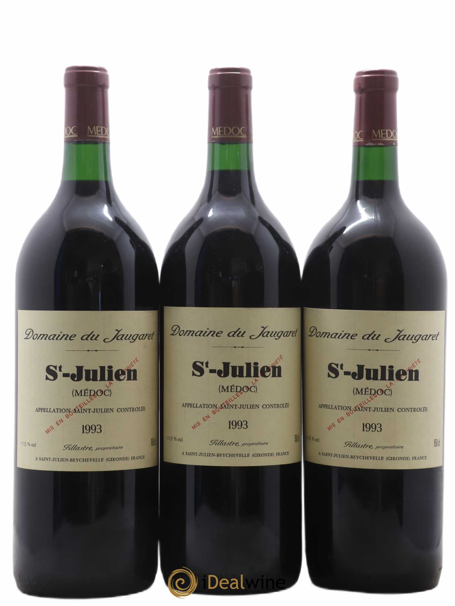 Domaine du Jaugaret 1993 - Lot de 6 magnums - 1