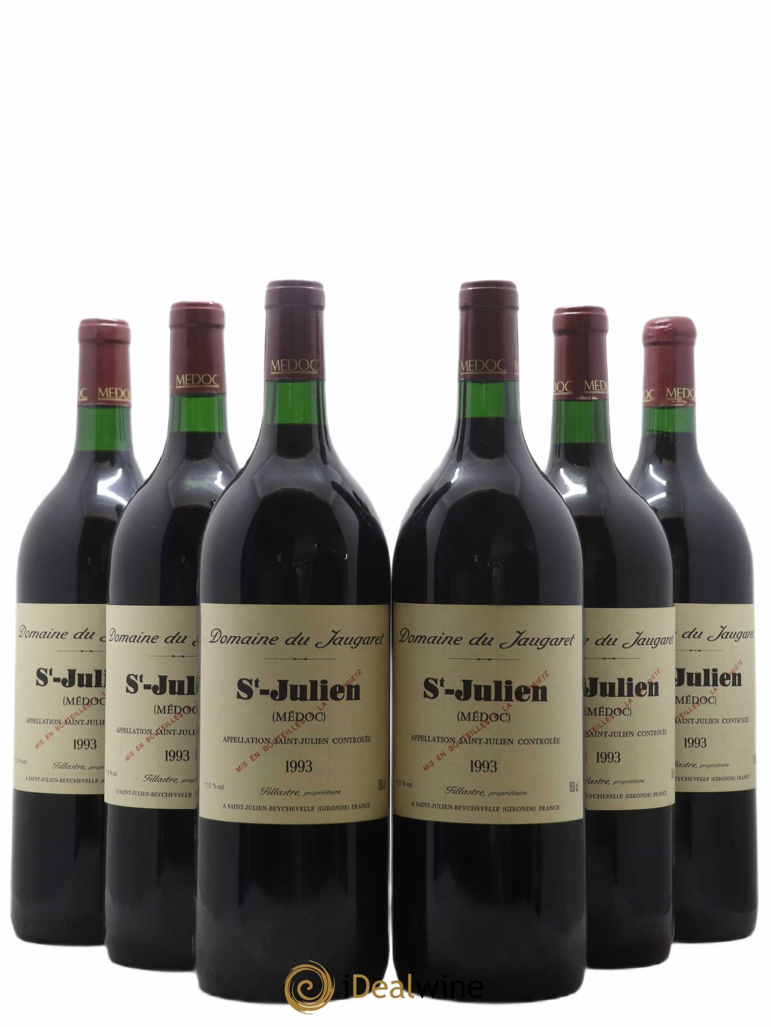 Domaine du Jaugaret 1993 - Lot de 6 magnums - 0