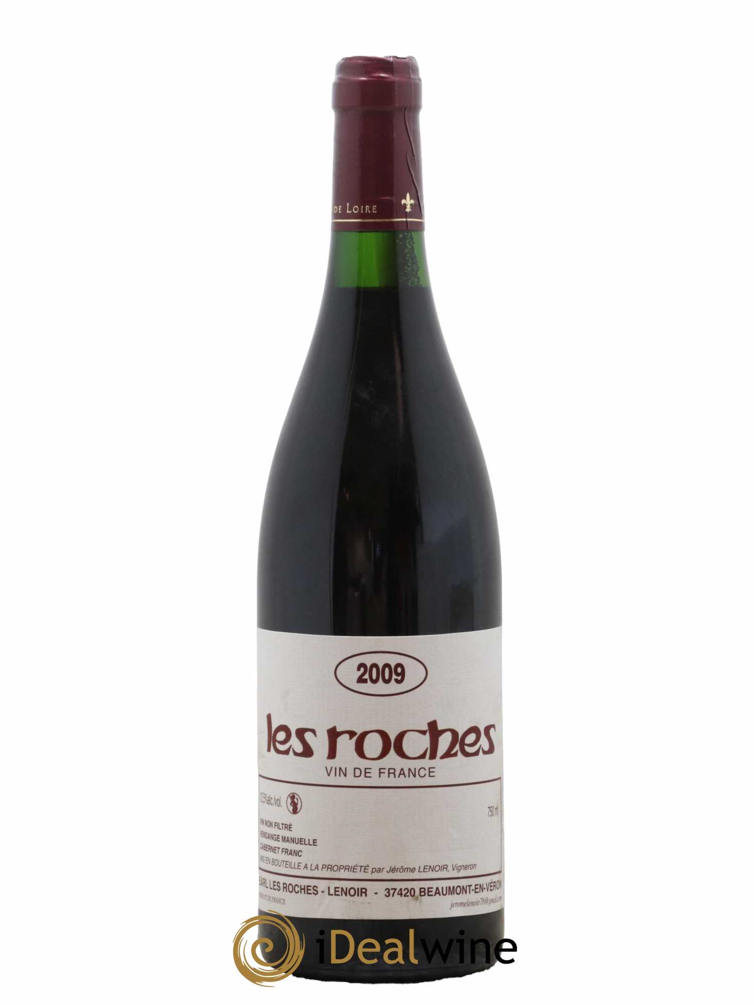 Vin de France Les Roches Lenoir (Domaine) 2009 - Lot de 1 bouteille - 0