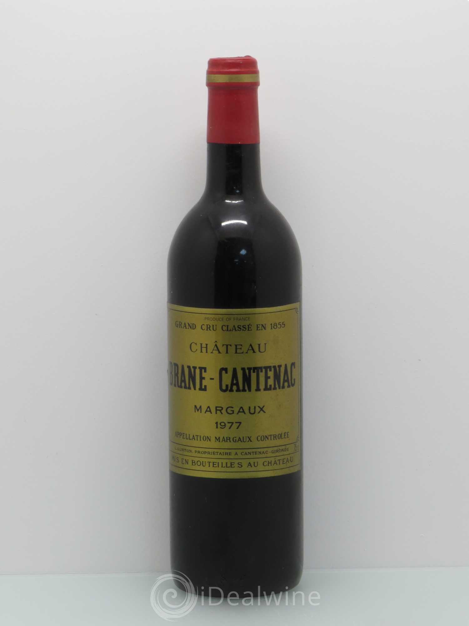 Château Brane Cantenac 2ème Grand Cru Classé 1977 - Lot de 1 bouteille - 0