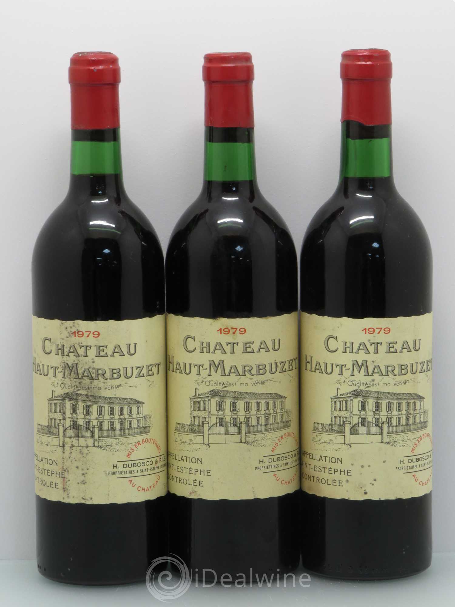Château Haut Marbuzet 1979 - Lot de 6 bouteilles - 2