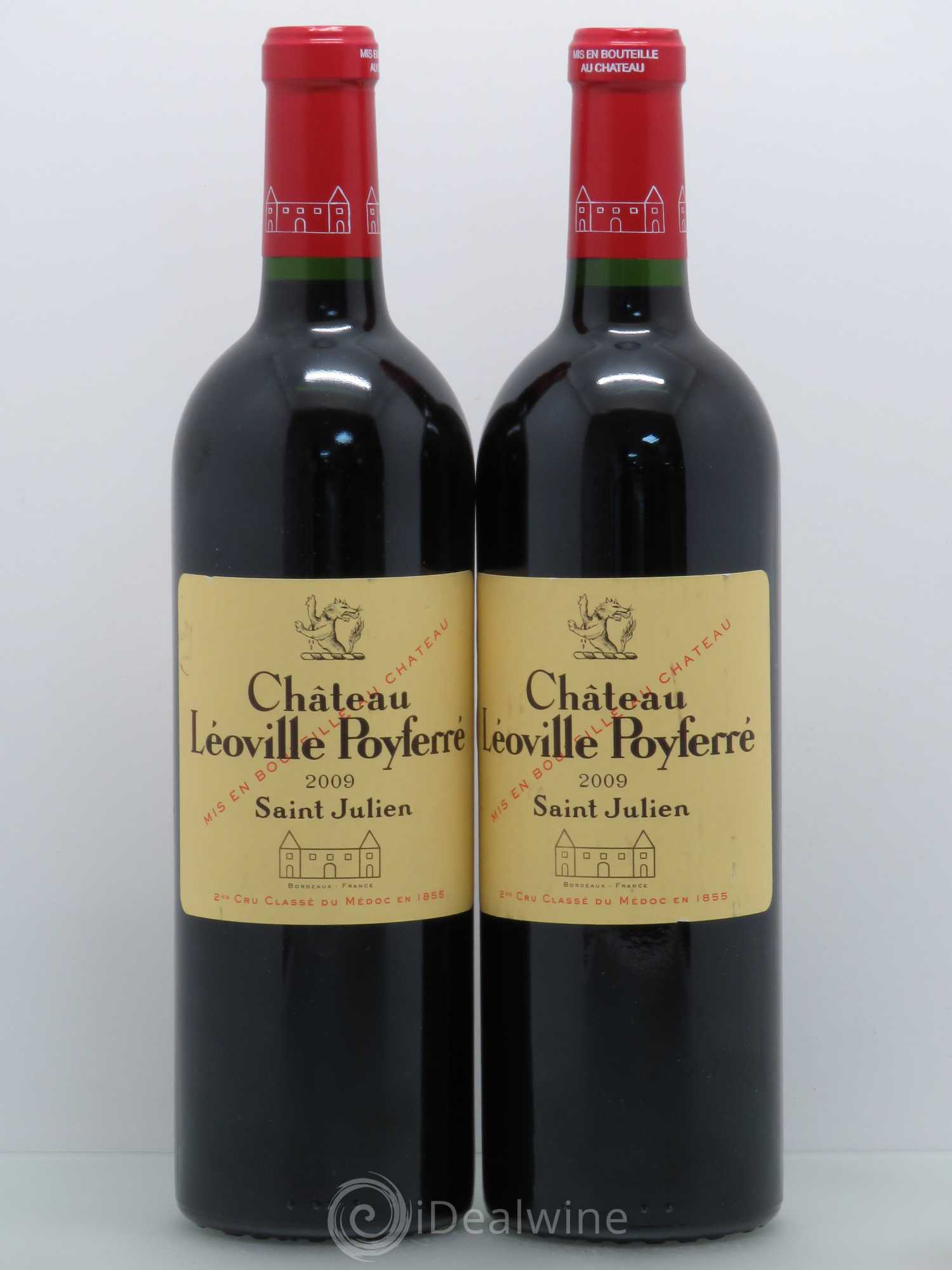 Château Léoville Poyferré 2ème Grand Cru Classé 2009 - Lot de 2 bouteilles - 0