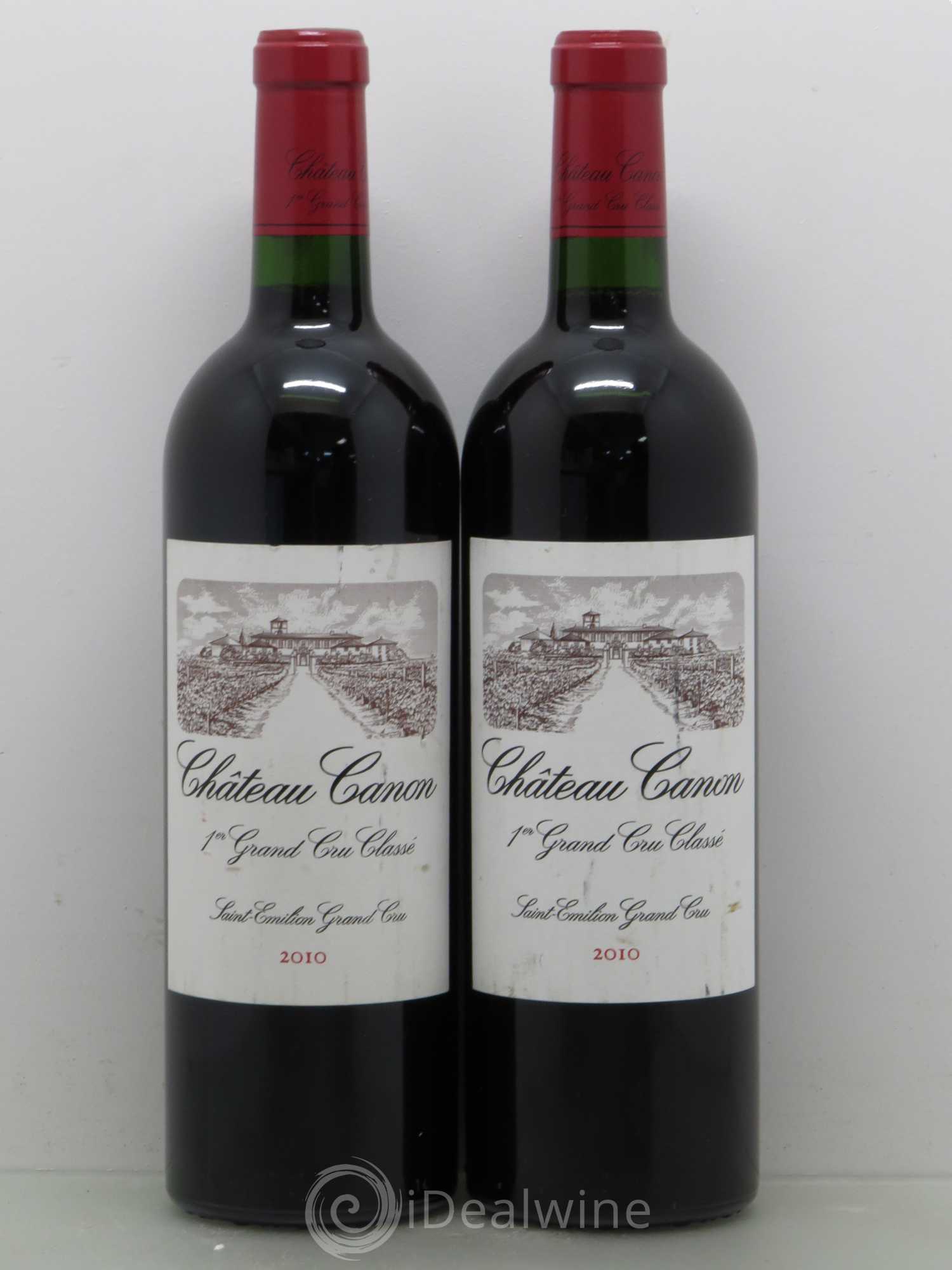 Château Canon 1er Grand Cru Classé B 2010 - Lot de 2 bouteilles - 0
