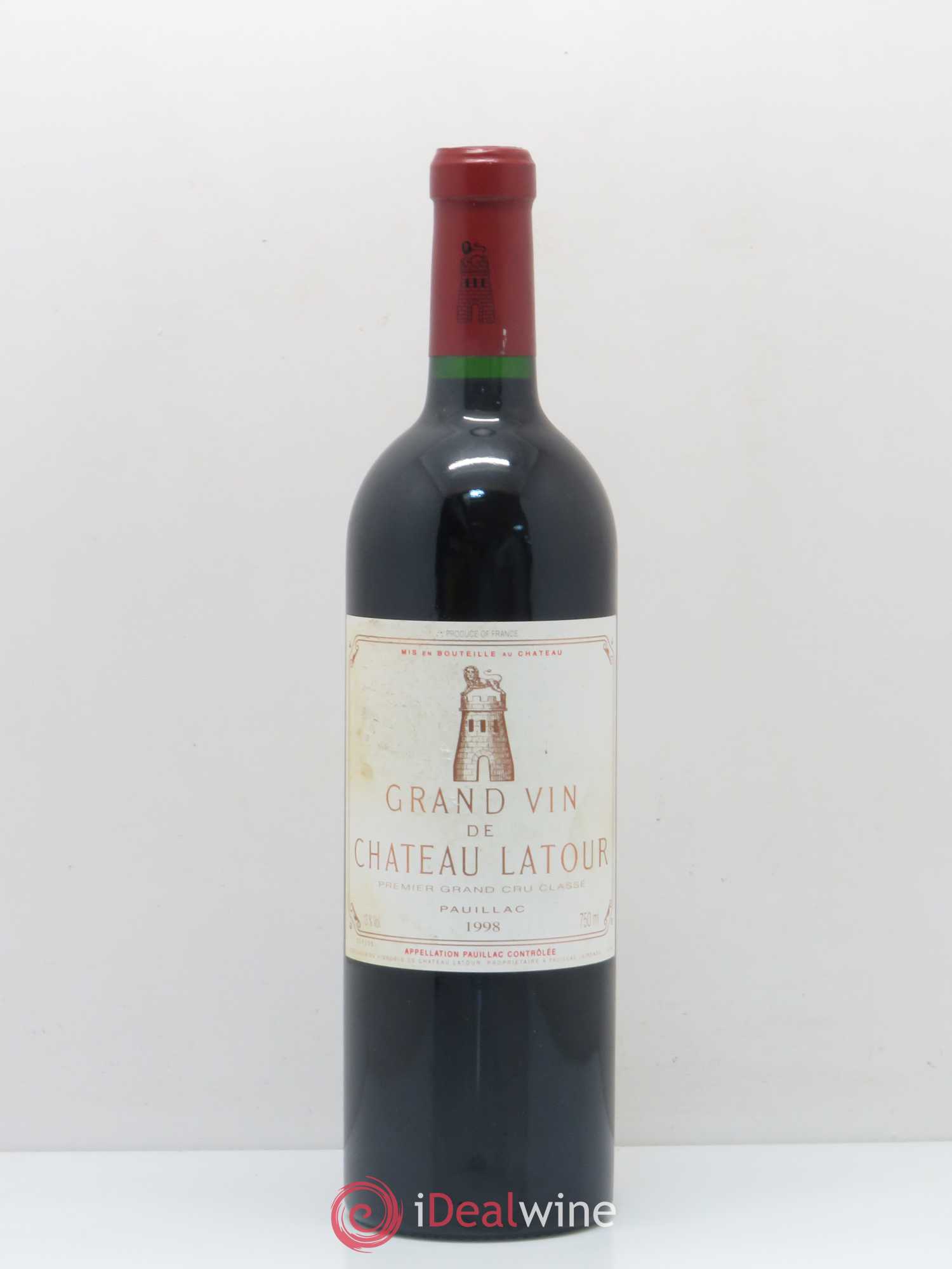 Château Latour 1er Grand Cru Classé 1998 - Lot de 1 bouteille - 0