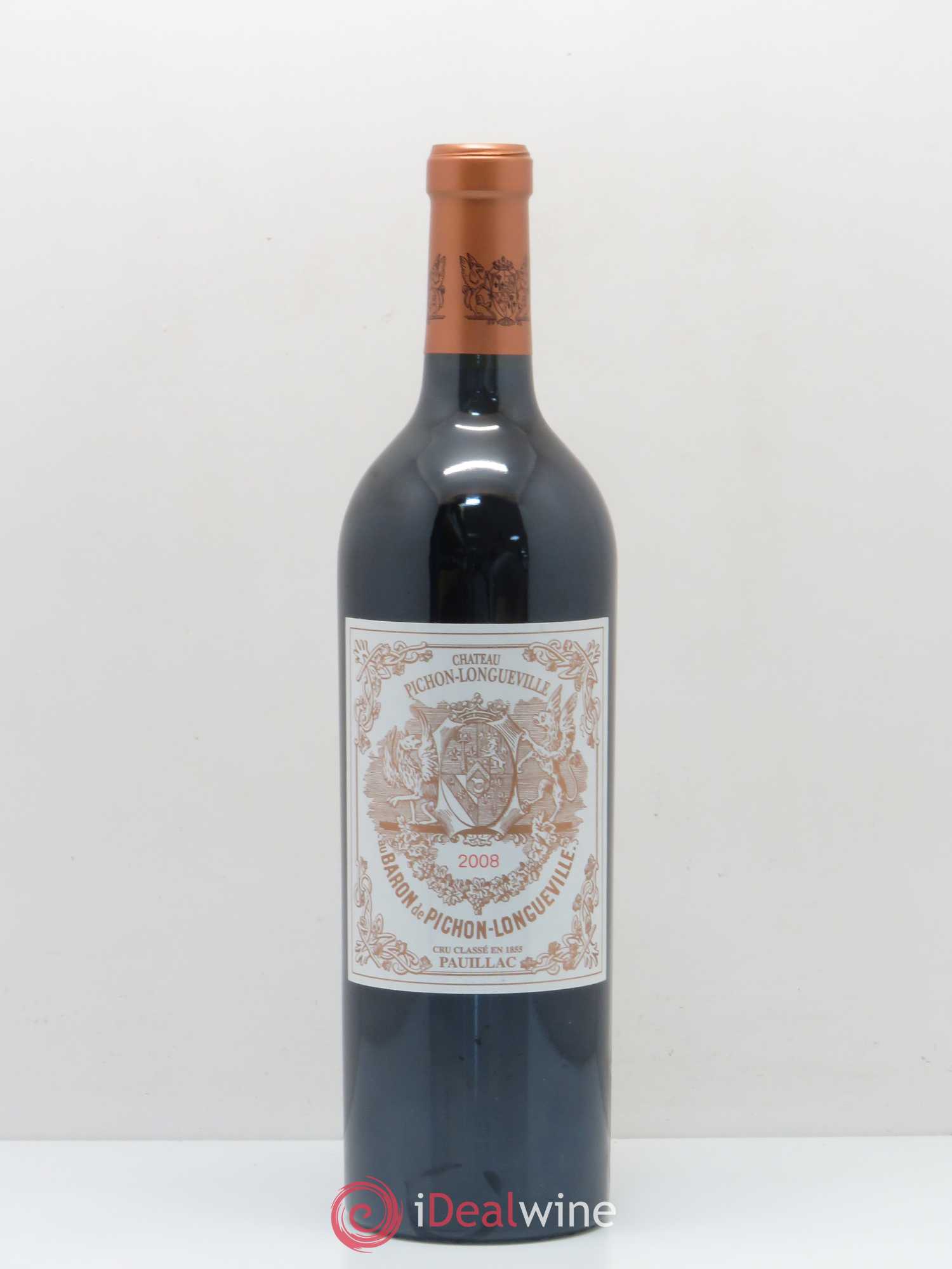Pichon Longueville Baron 2ème Grand Cru Classé 2008 - Lot de 1 bouteille - 0