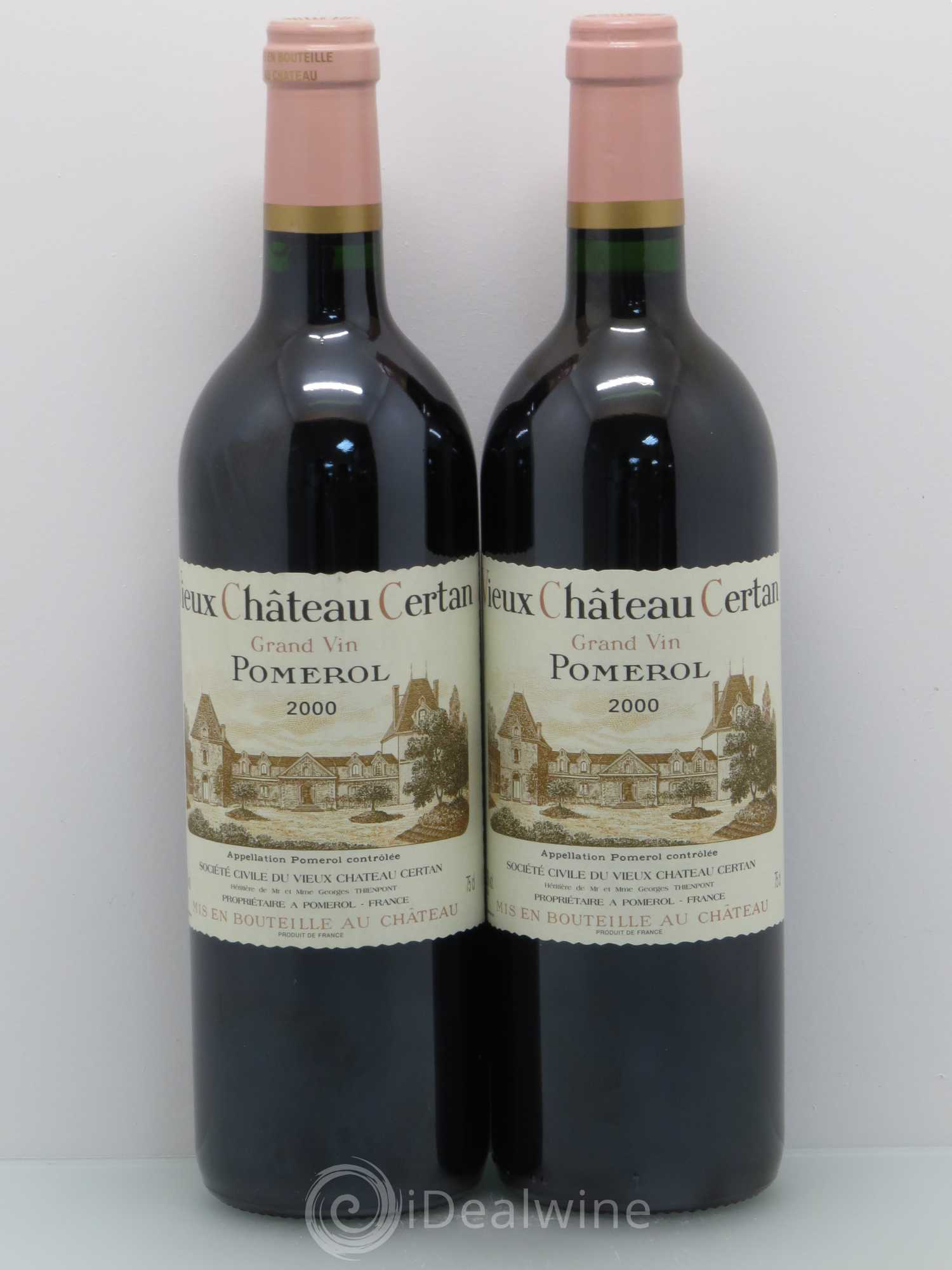 Vieux Château Certan 2000 - Lot de 2 bouteilles - 0