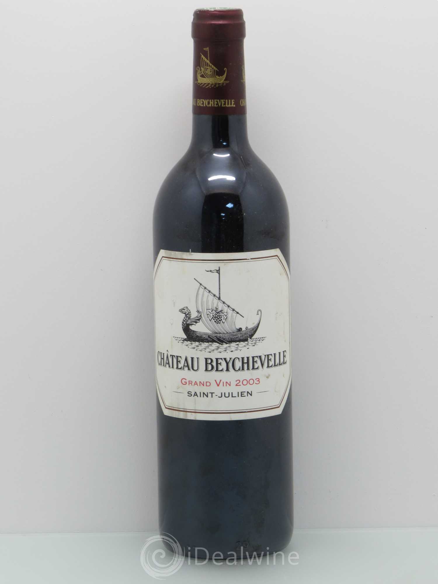 Château Beychevelle 4ème Grand Cru Classé 2003 - Lot de 1 bouteille - 0