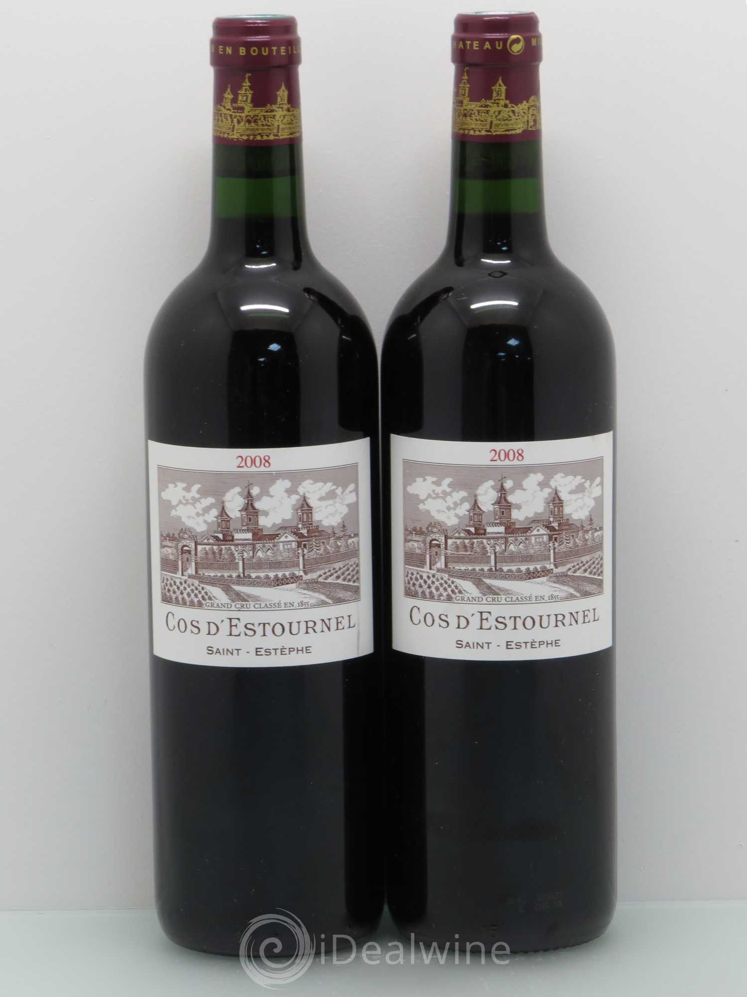 Cos d'Estournel 2ème Grand Cru Classé 2008 - Lot de 2 bouteilles - 0